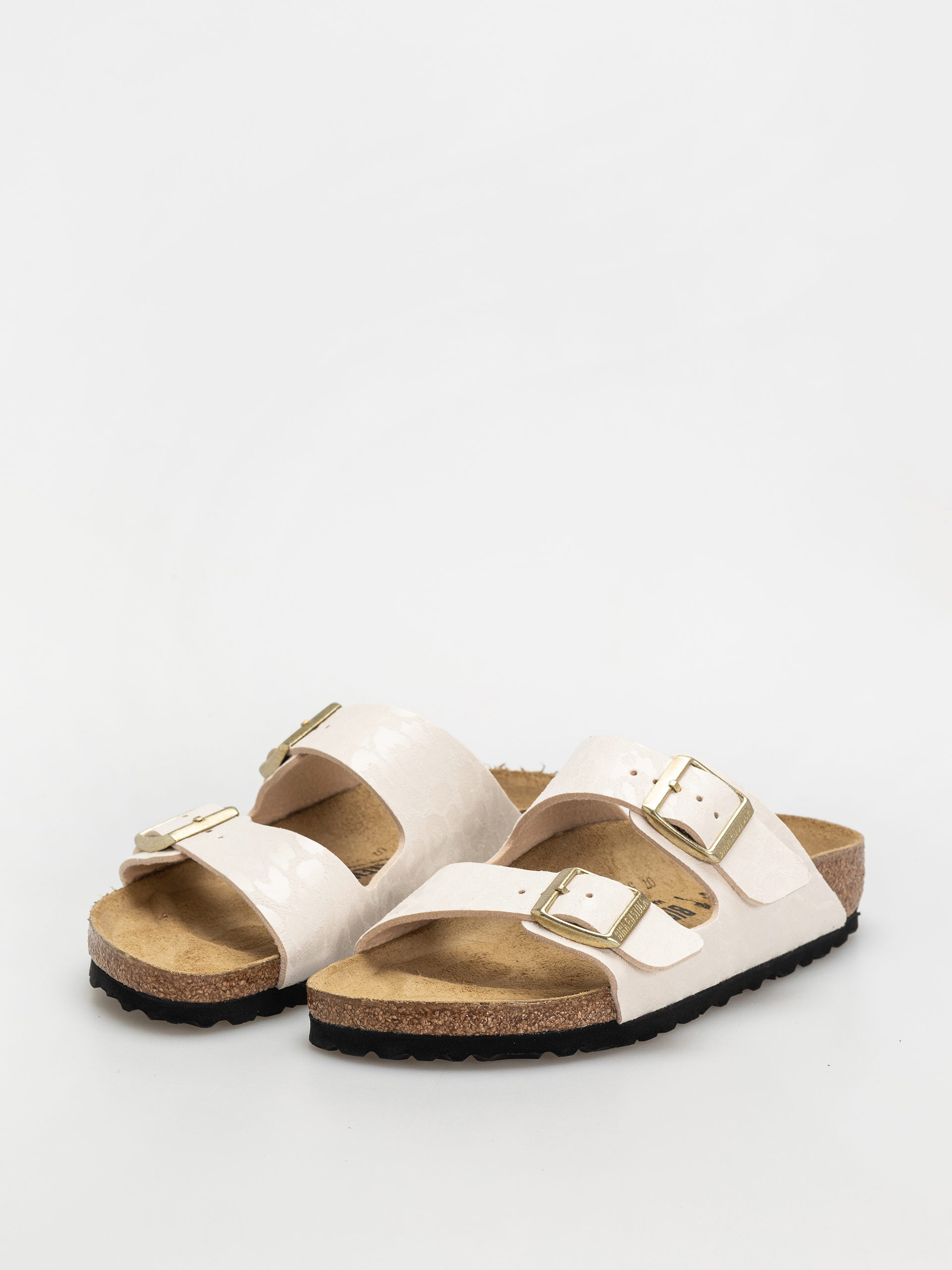 Шльопанці Birkenstock Arizona Synthetics Narrow Wmn (leo eggshell)