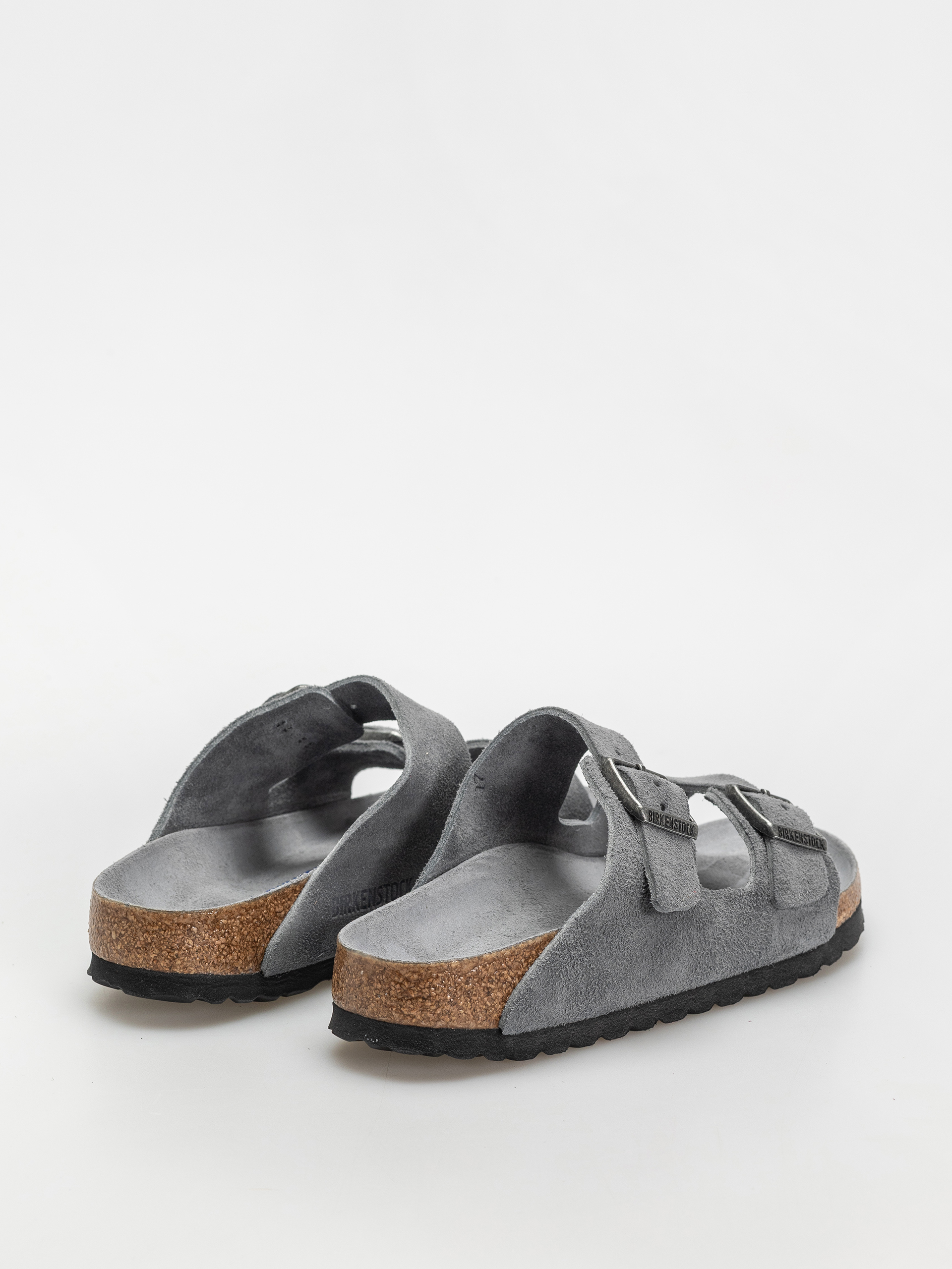 Шльопанці Birkenstock Arizona Suede Leather Narrow Wmn (basalt gray)