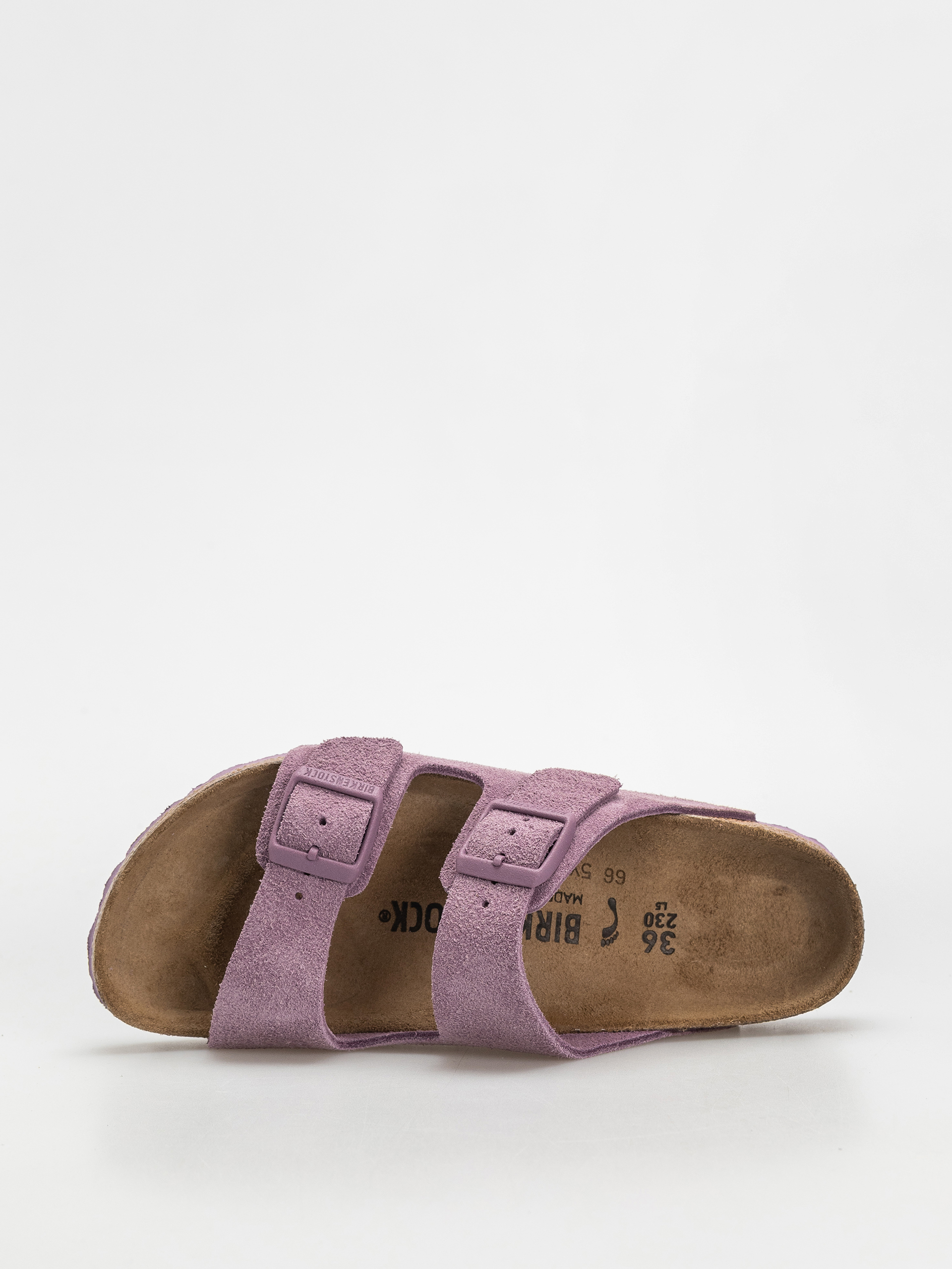 Шльопанці Birkenstock Arizona Suede Leather Narrow Wmn (mauve)