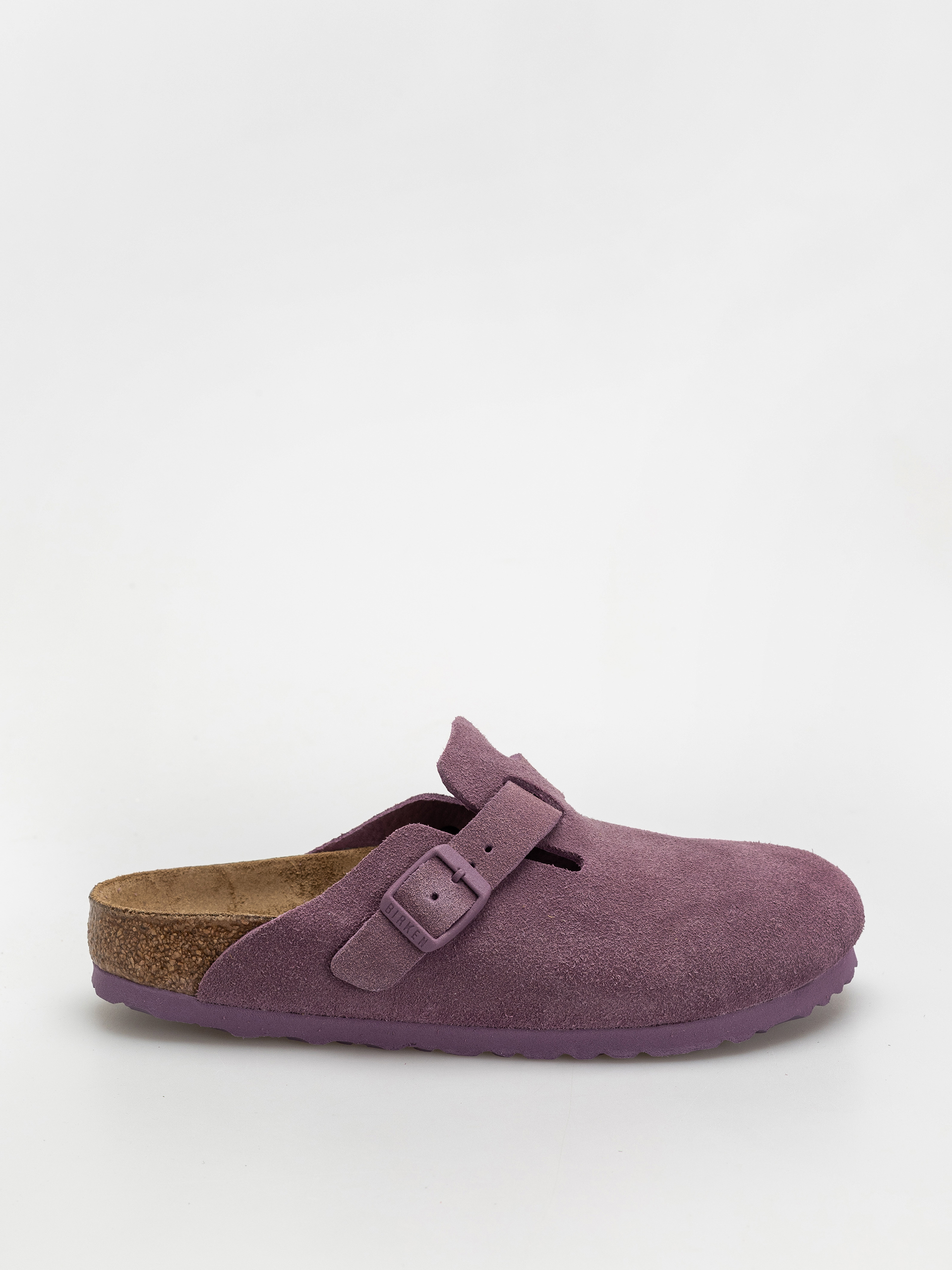 Шльопанці Birkenstock Boston Suede Leather Narrow Wmn (mauve)