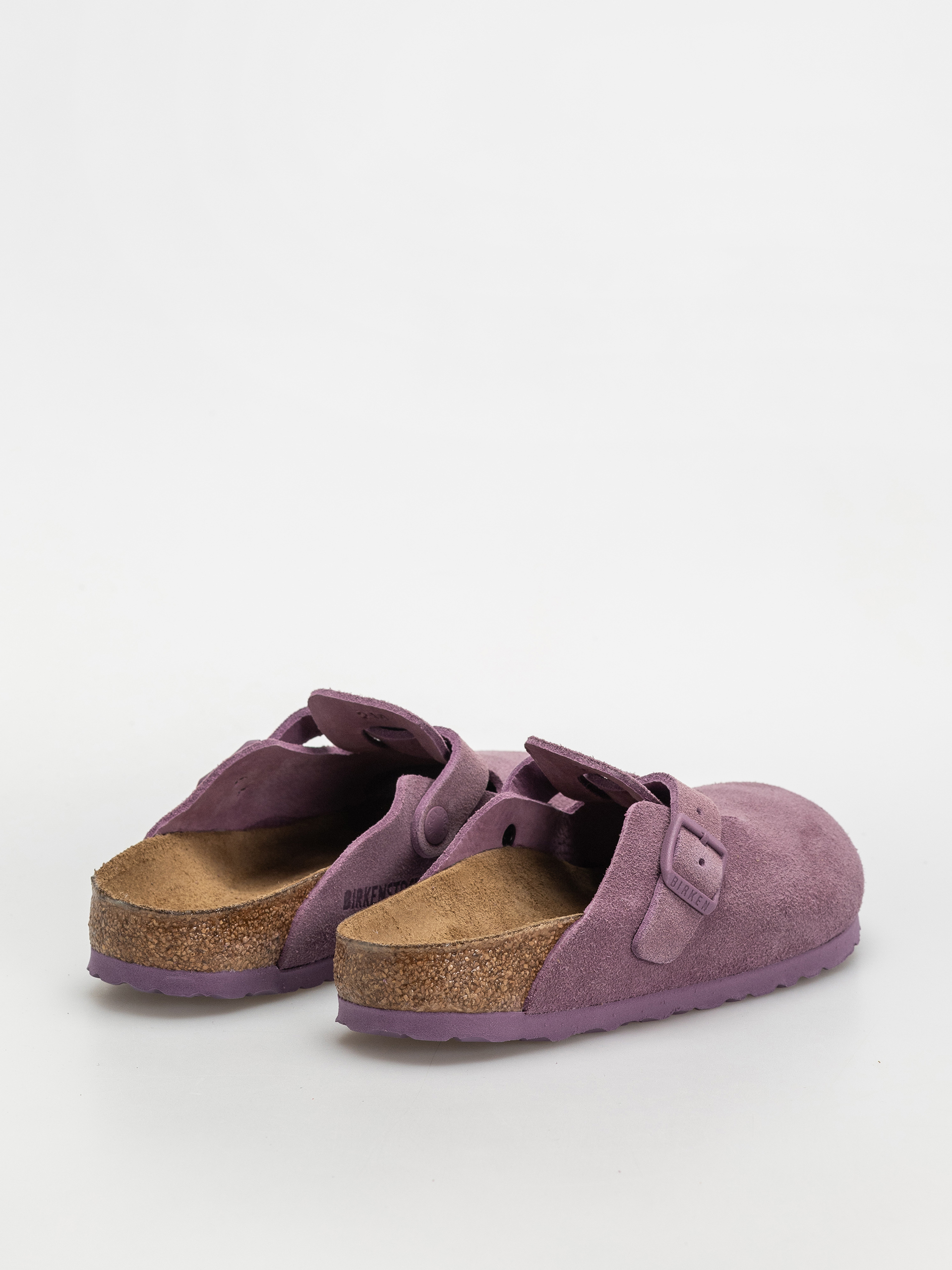 Шльопанці Birkenstock Boston Suede Leather Narrow Wmn (mauve)