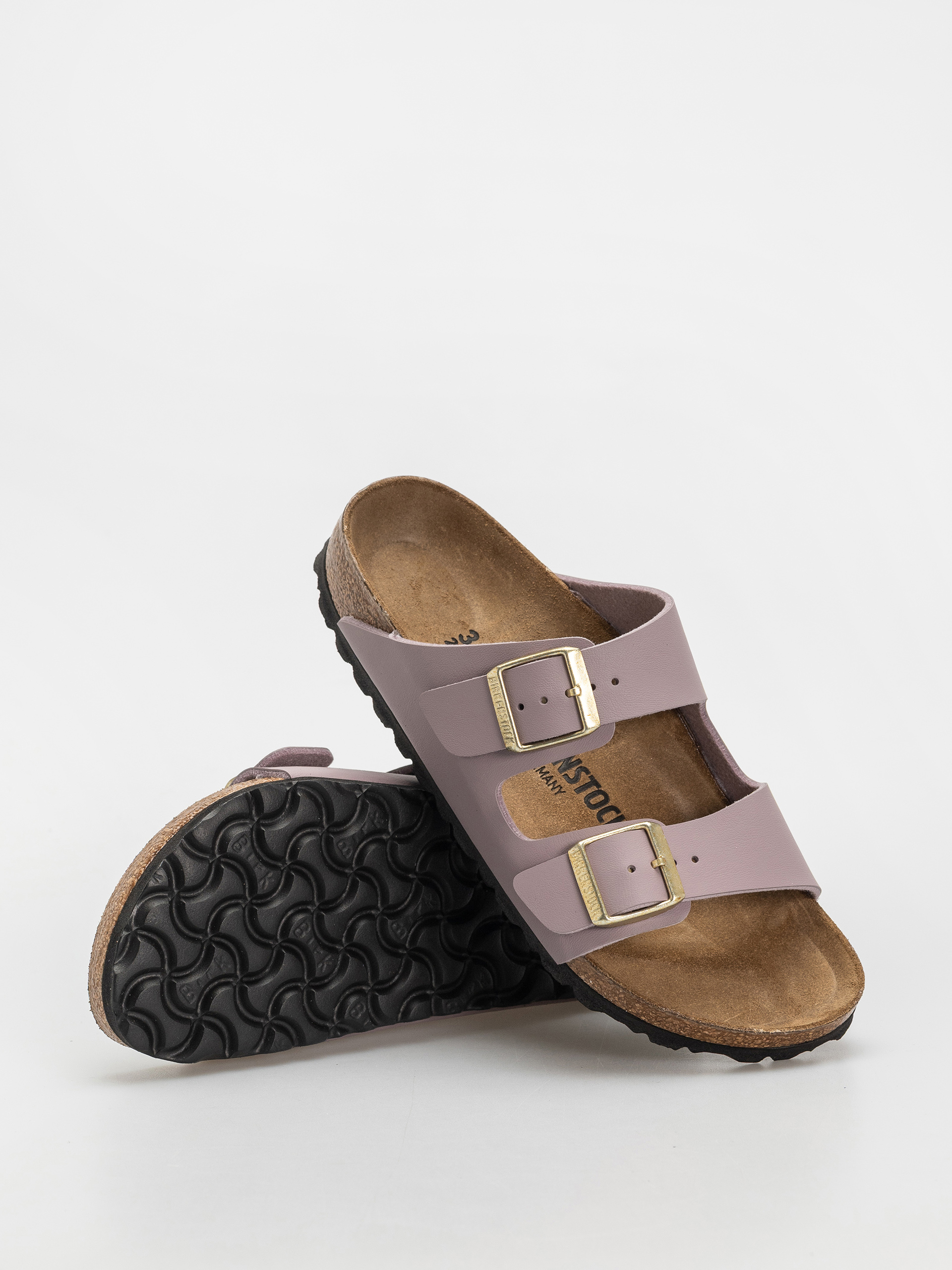 Шльопанці Birkenstock Arizona Briko Flor Narrow Wmn (faded purple)