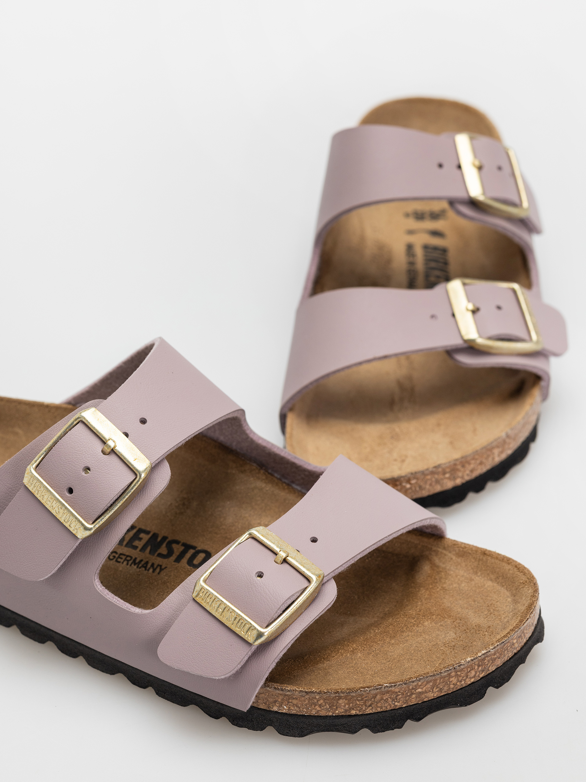 Шльопанці Birkenstock Arizona Briko Flor Narrow Wmn (faded purple)