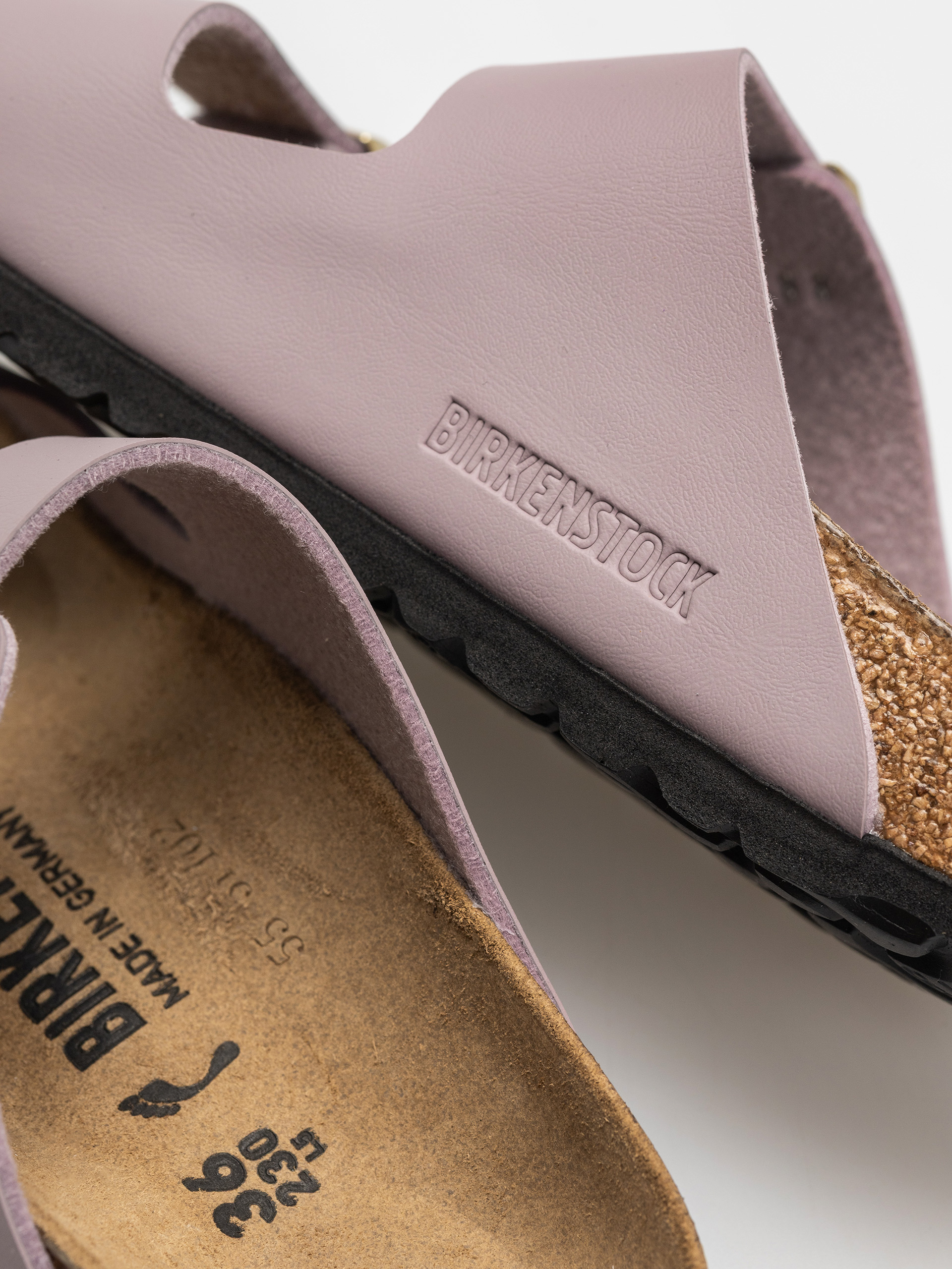 Шльопанці Birkenstock Arizona Briko Flor Narrow Wmn (faded purple)