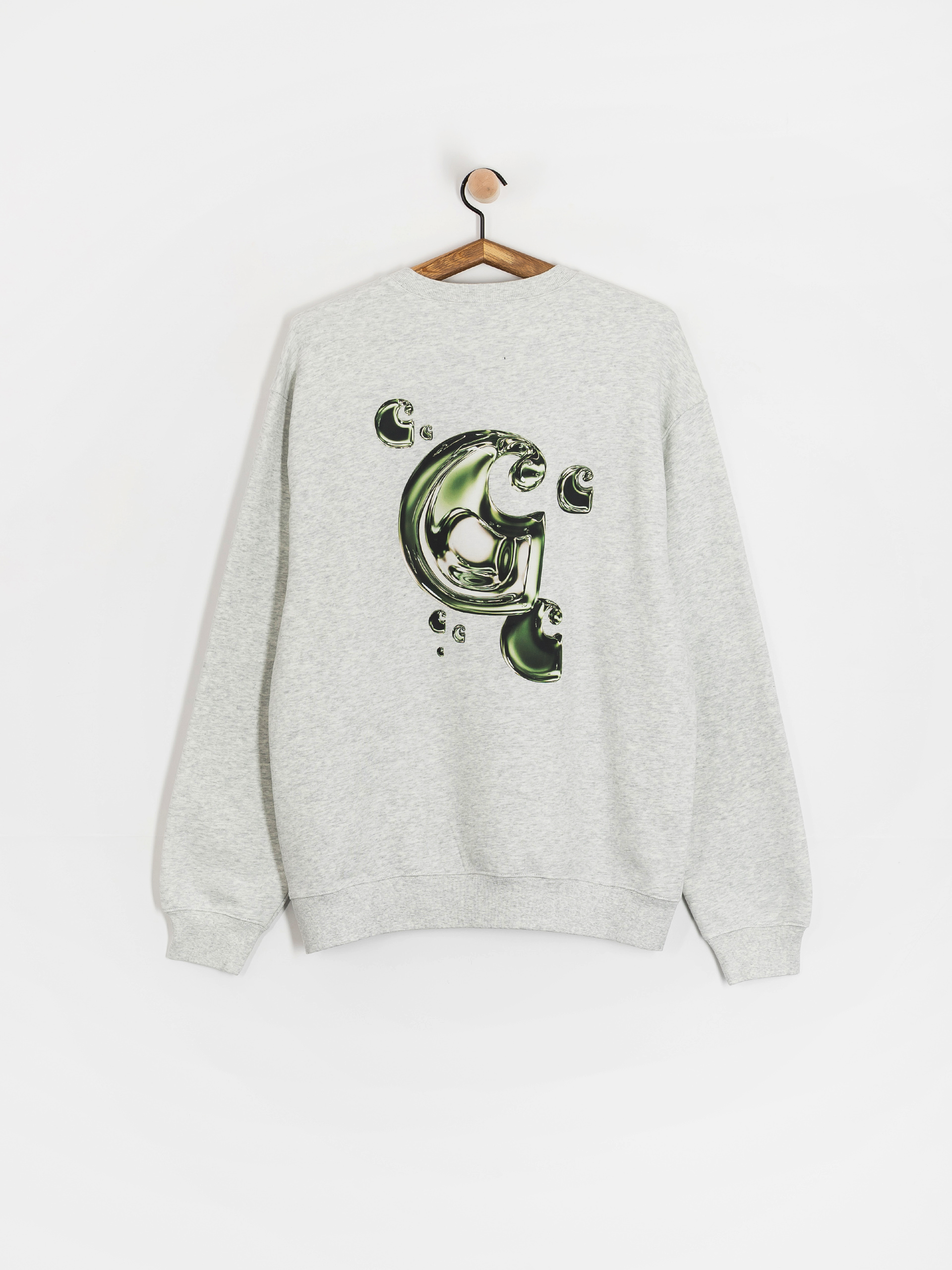 Світшот Carhartt WIP Solar Chrome (ash heather)