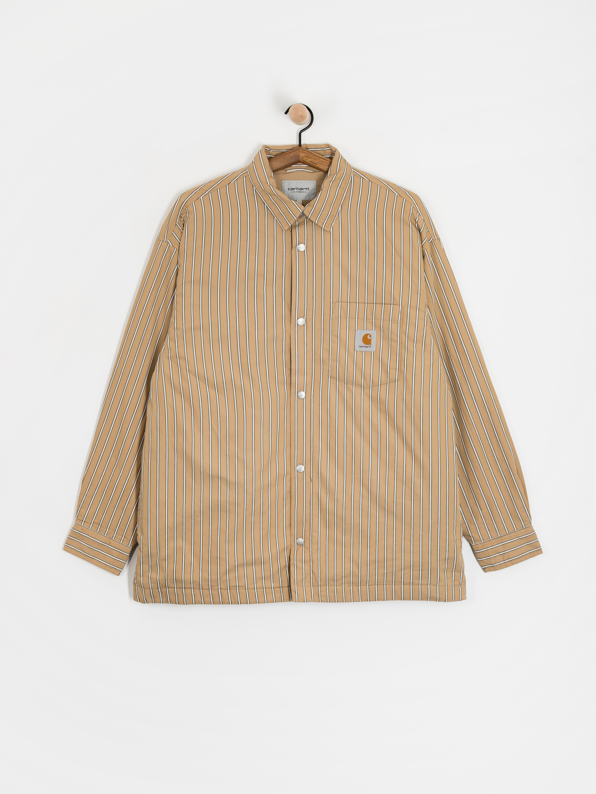 Куртка Carhartt WIP Grimsby (grimsby stripe/dusty h brown)