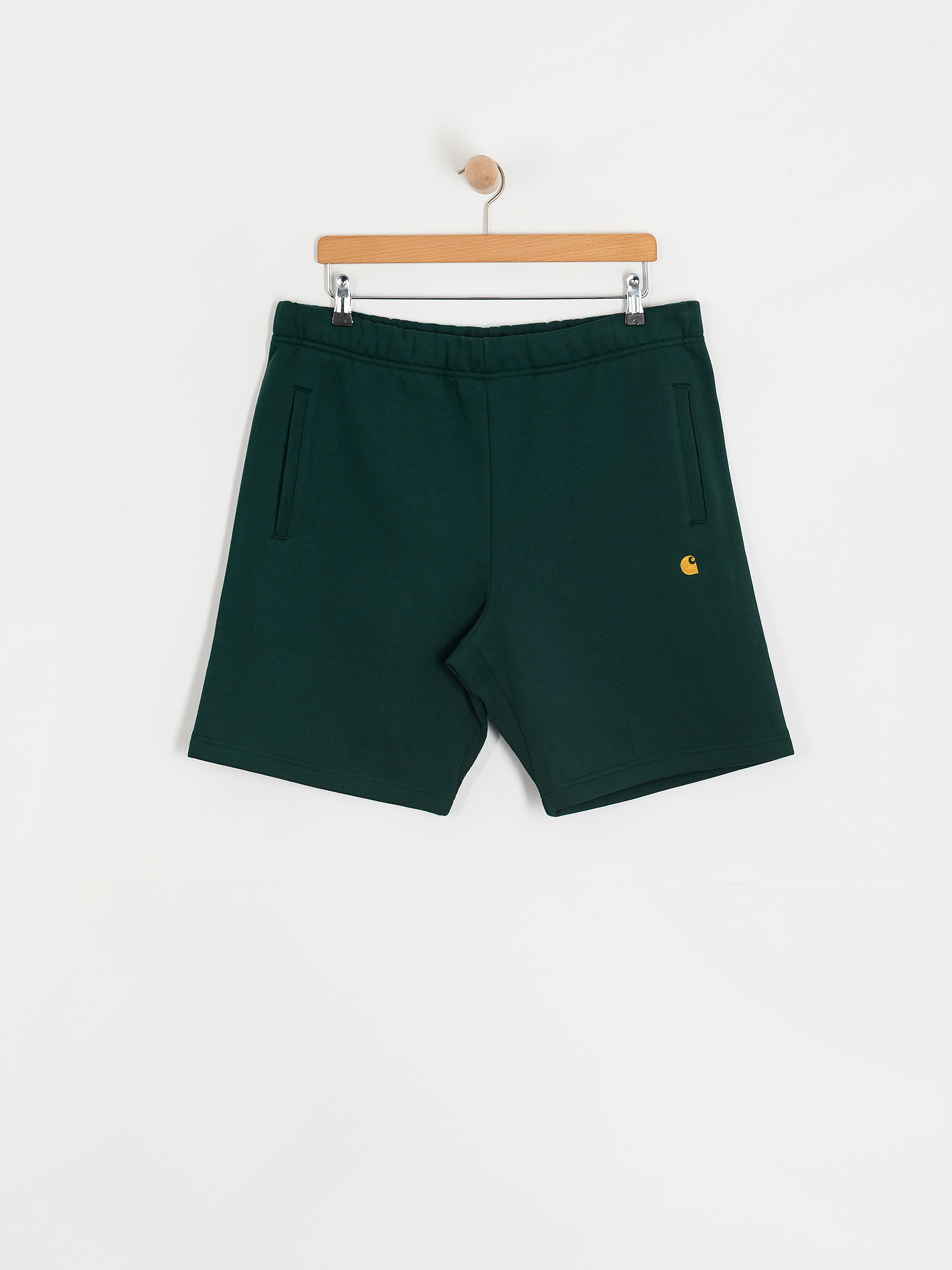 Шорти Carhartt WIP Chase (dark fir/gold)