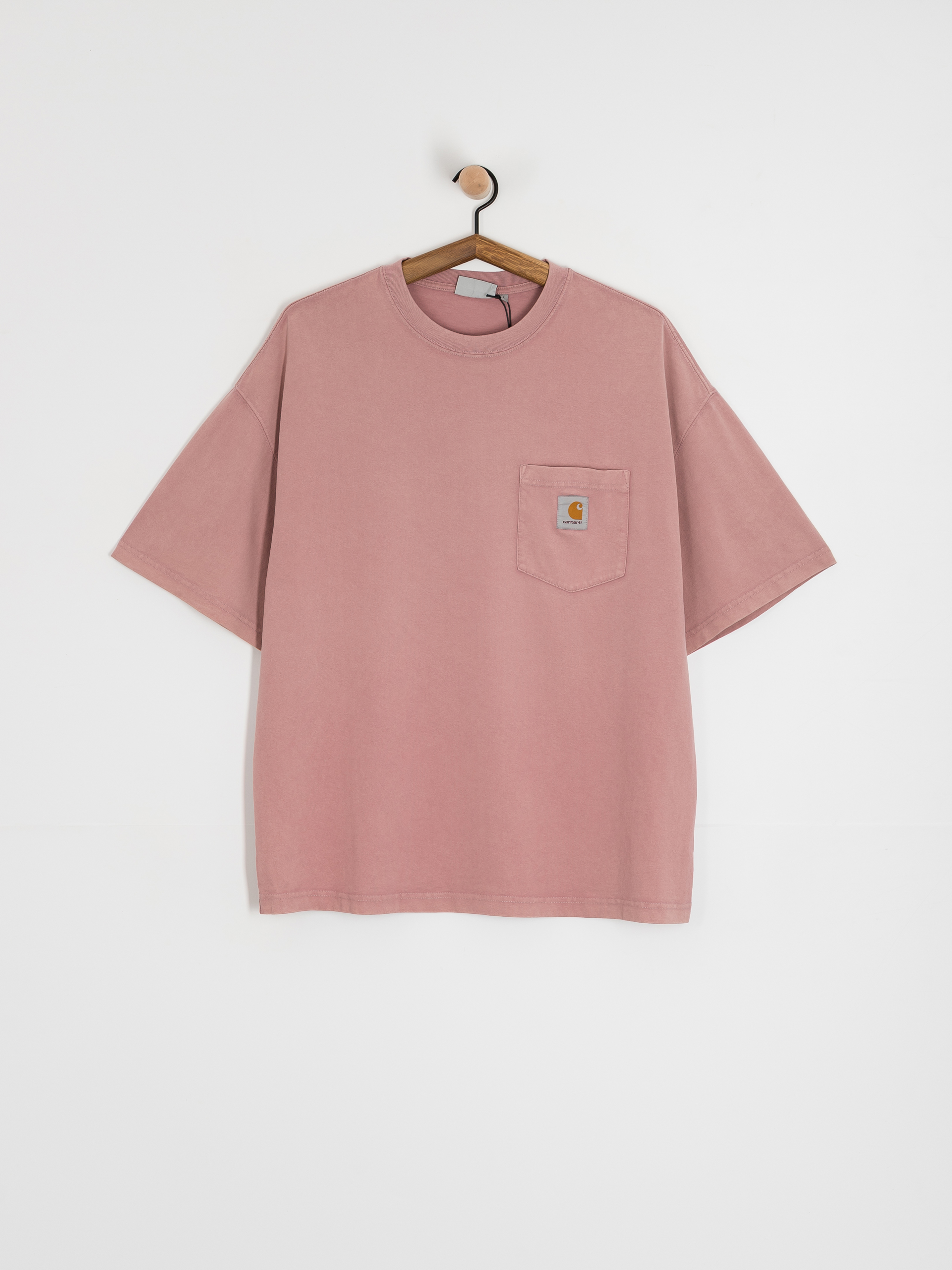 Футболка Carhartt WIP Hudson Pocket (daphne/chalk wash)