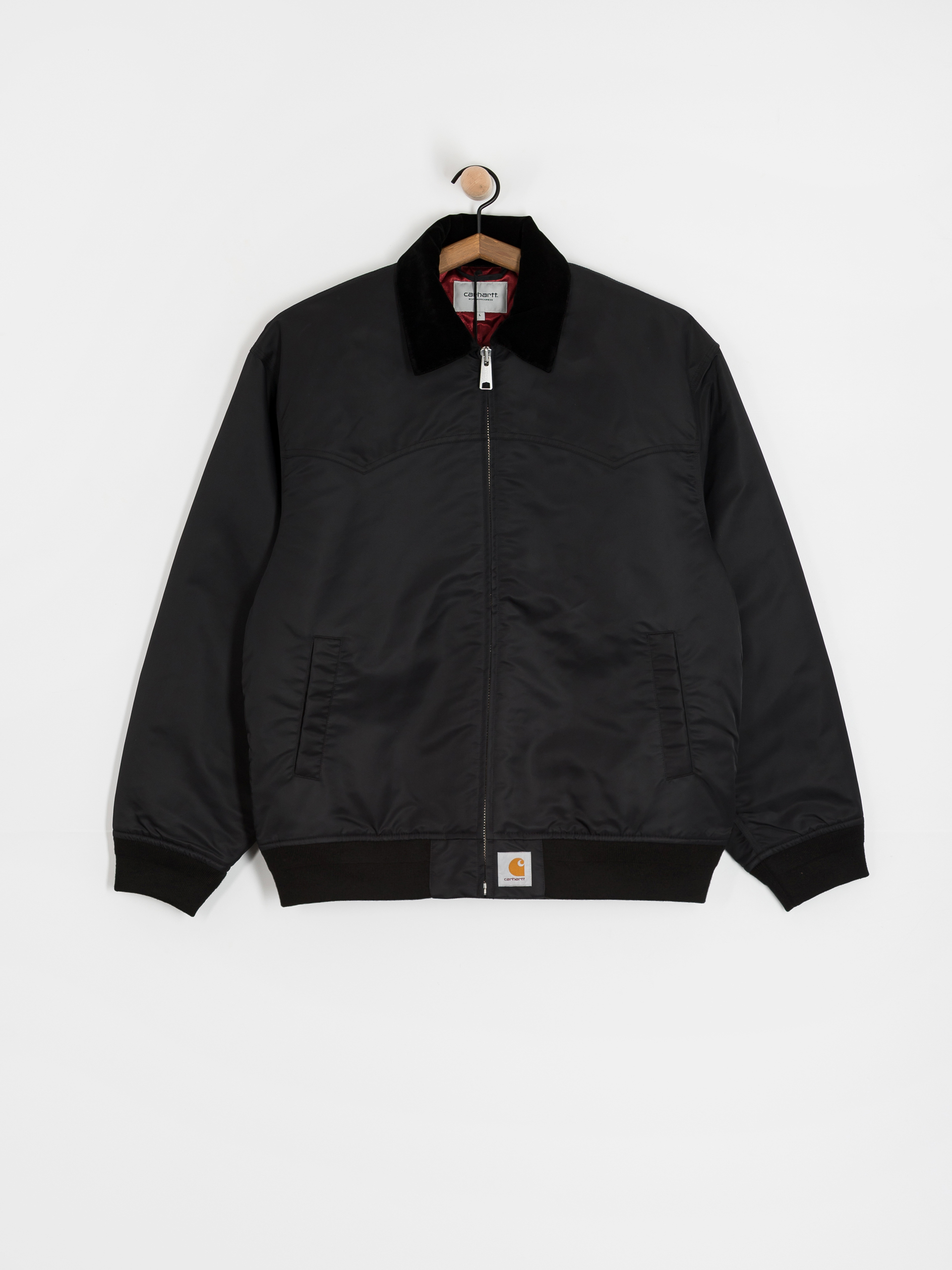 Куртка Carhartt WIP Santa Fe Alumni (black/scarlet)