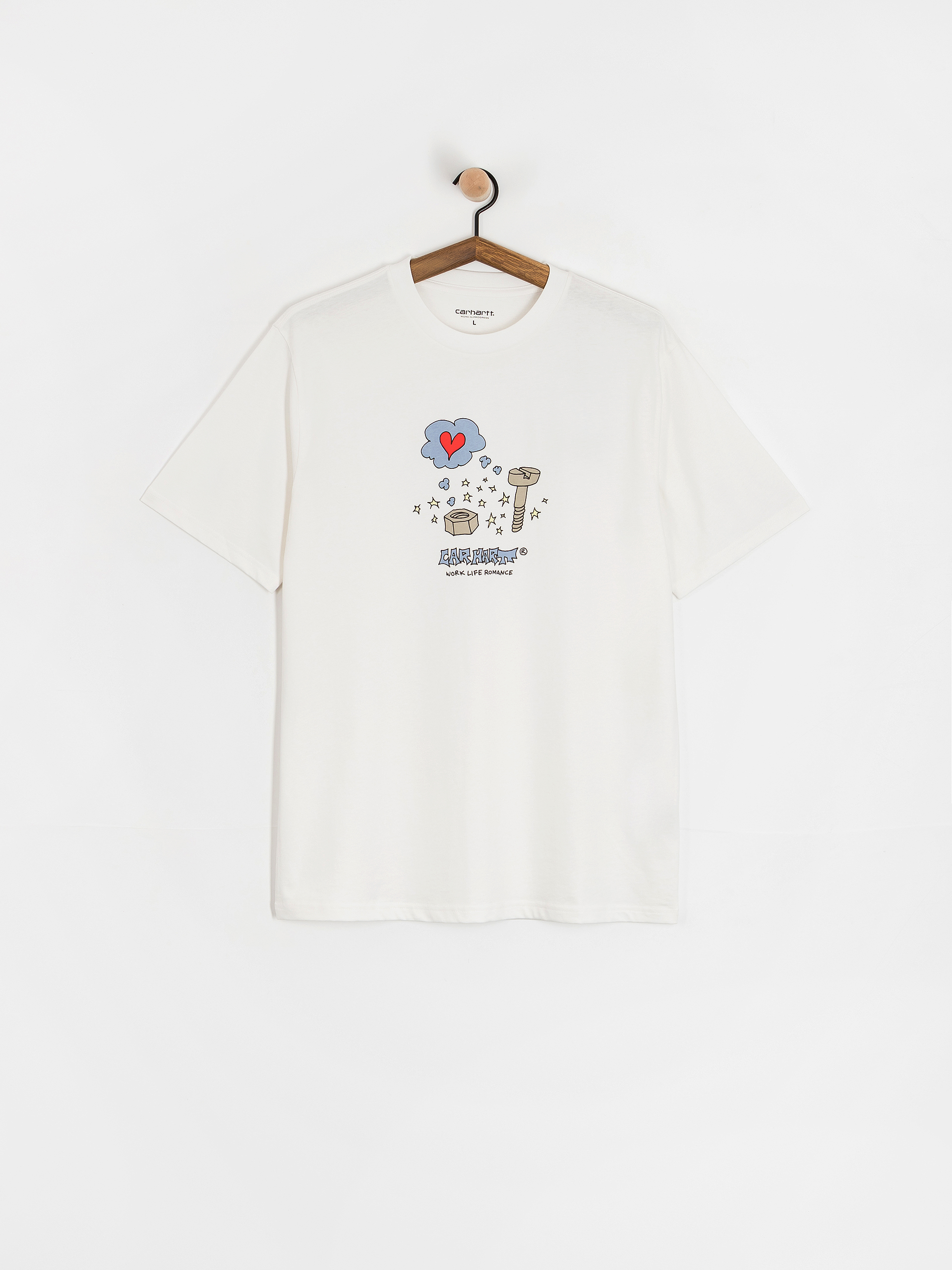 Футболка Carhartt WIP Work Life Romance (white)