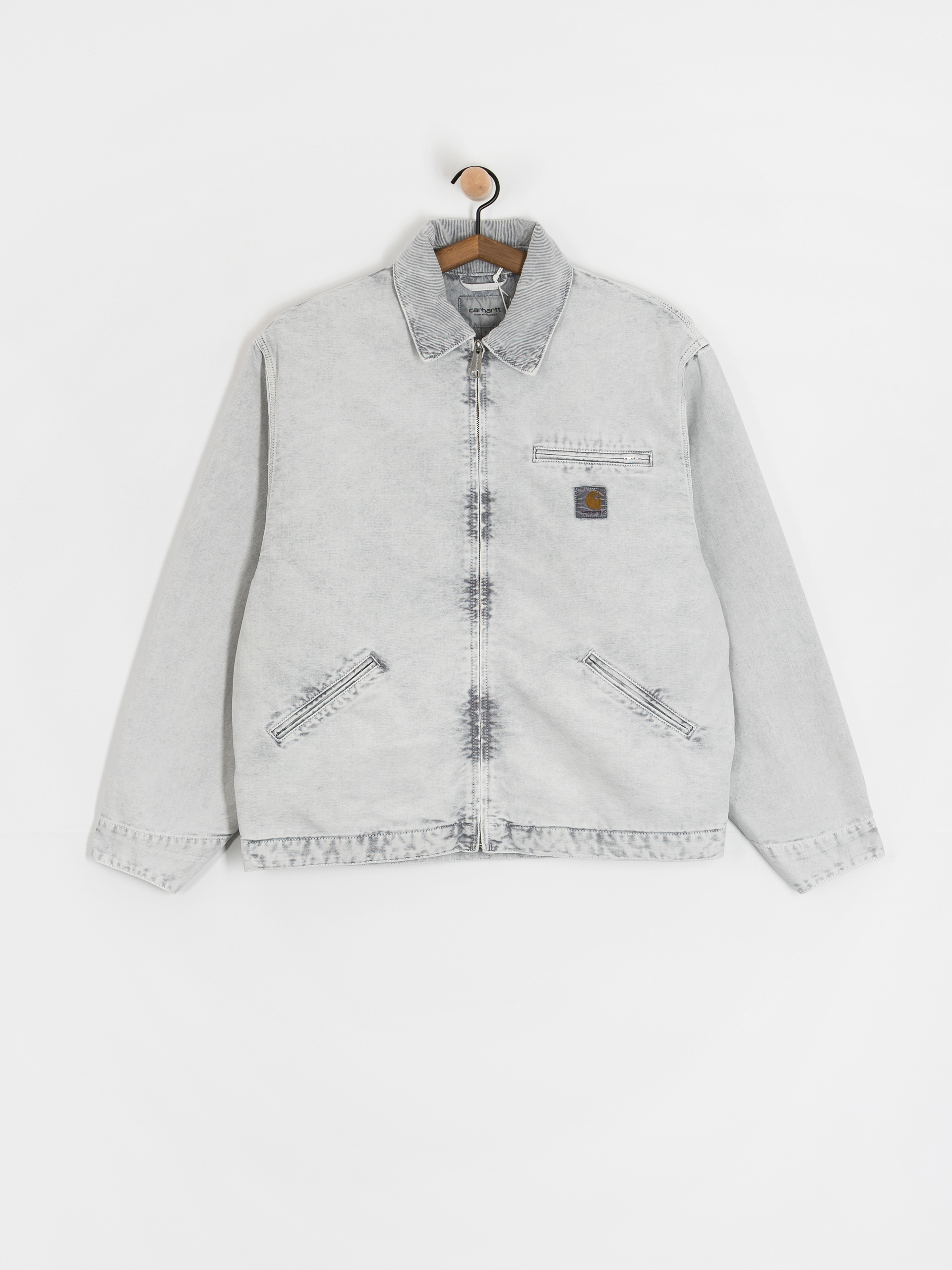 Куртка Carhartt WIP OG Detroit - сірий (black/black/chalk wash)