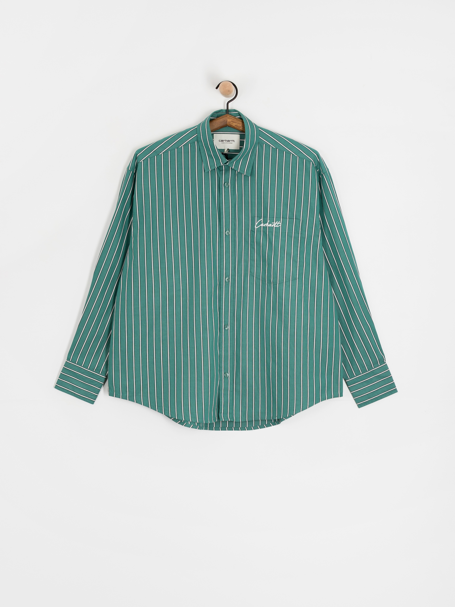 Сорочка Carhartt WIP Grimsby Wmn (grimsby stripe/saguaro)