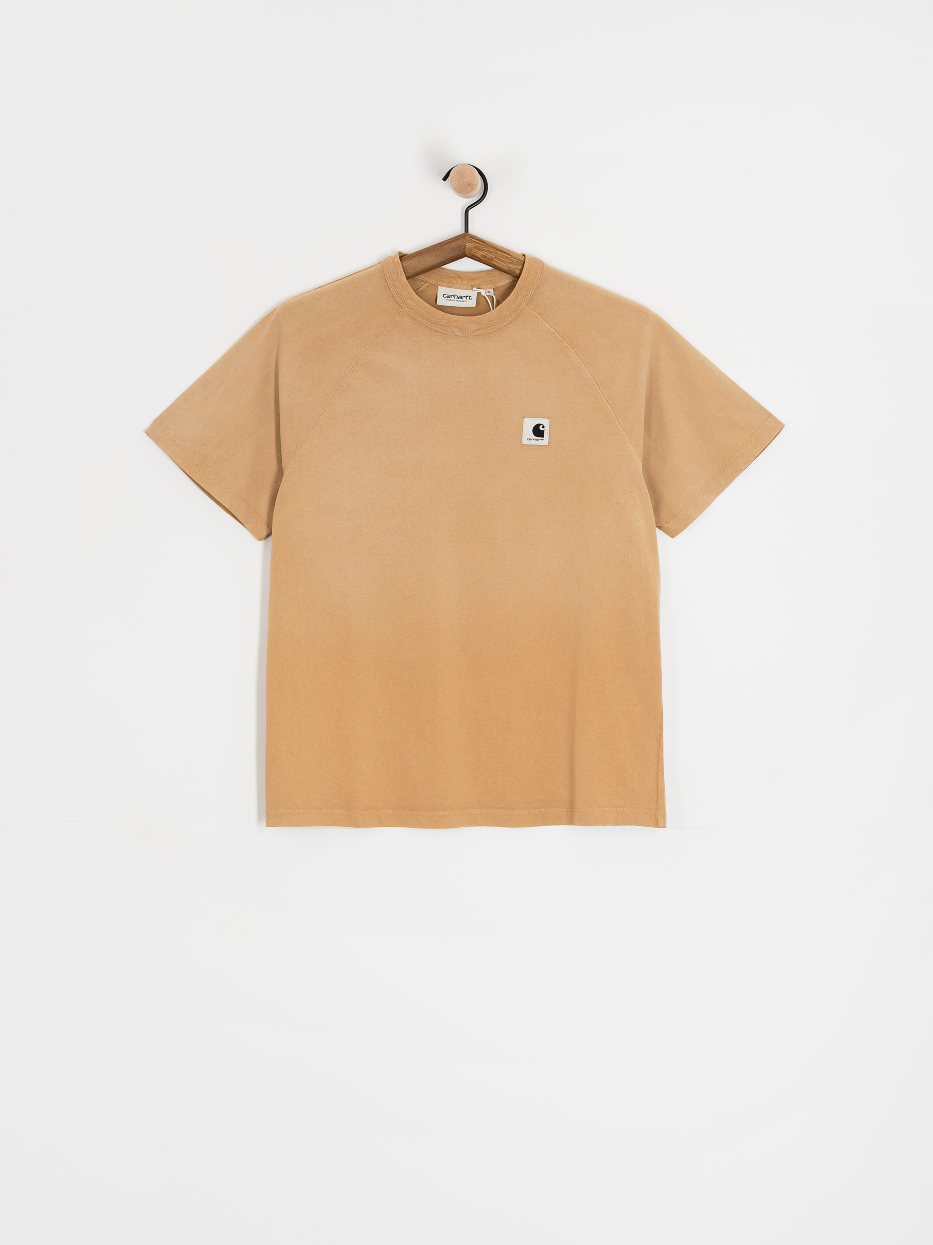 Футболка Carhartt WIP Hudson Wmn (dusty h brown/chalk wash)