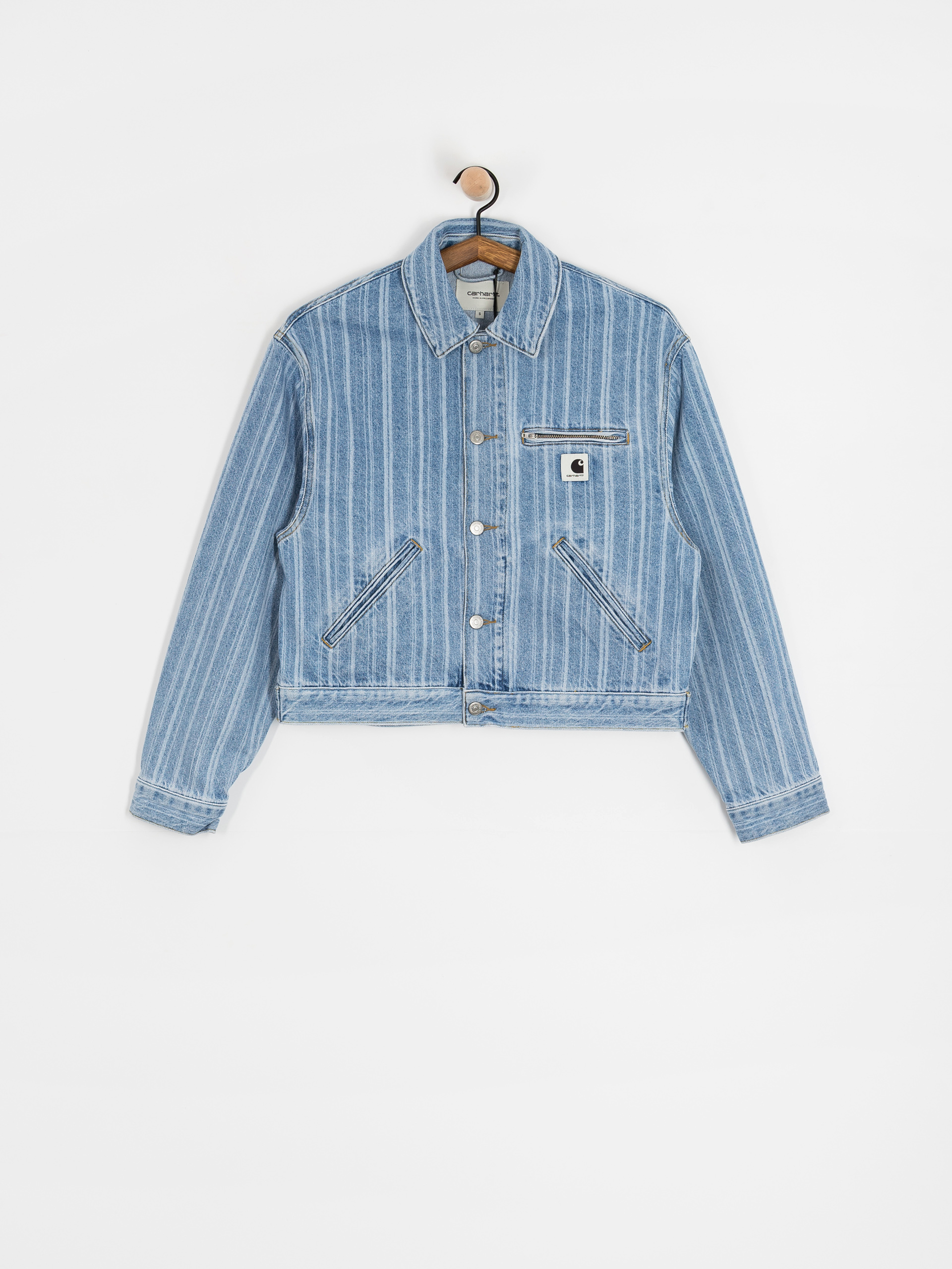 Куртка Carhartt WIP Rylan Wmn (rylan stripe/blue/stone bleached)