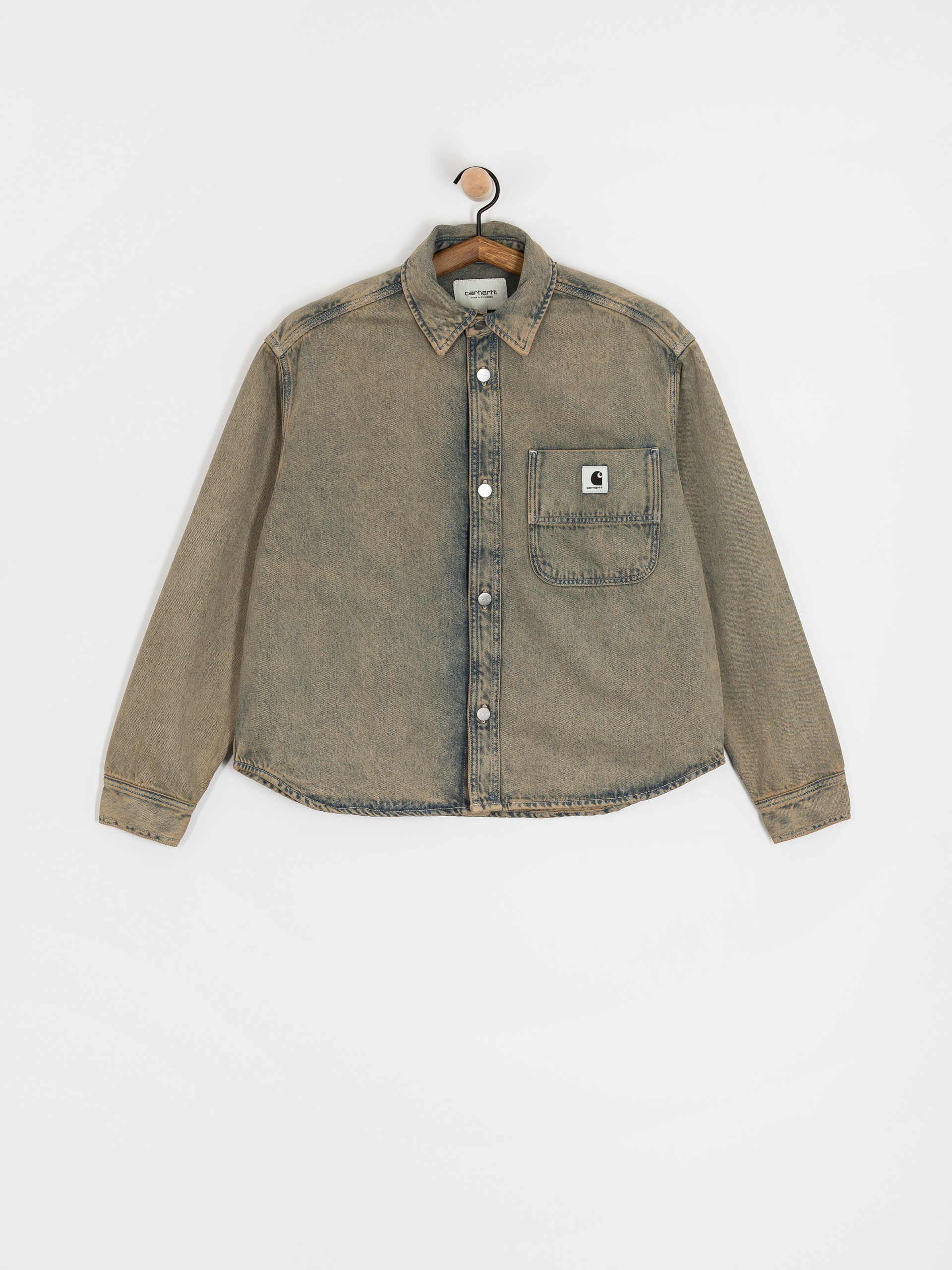 Куртка Carhartt WIP Georgia Wmn (blue/leather/garment dyed)