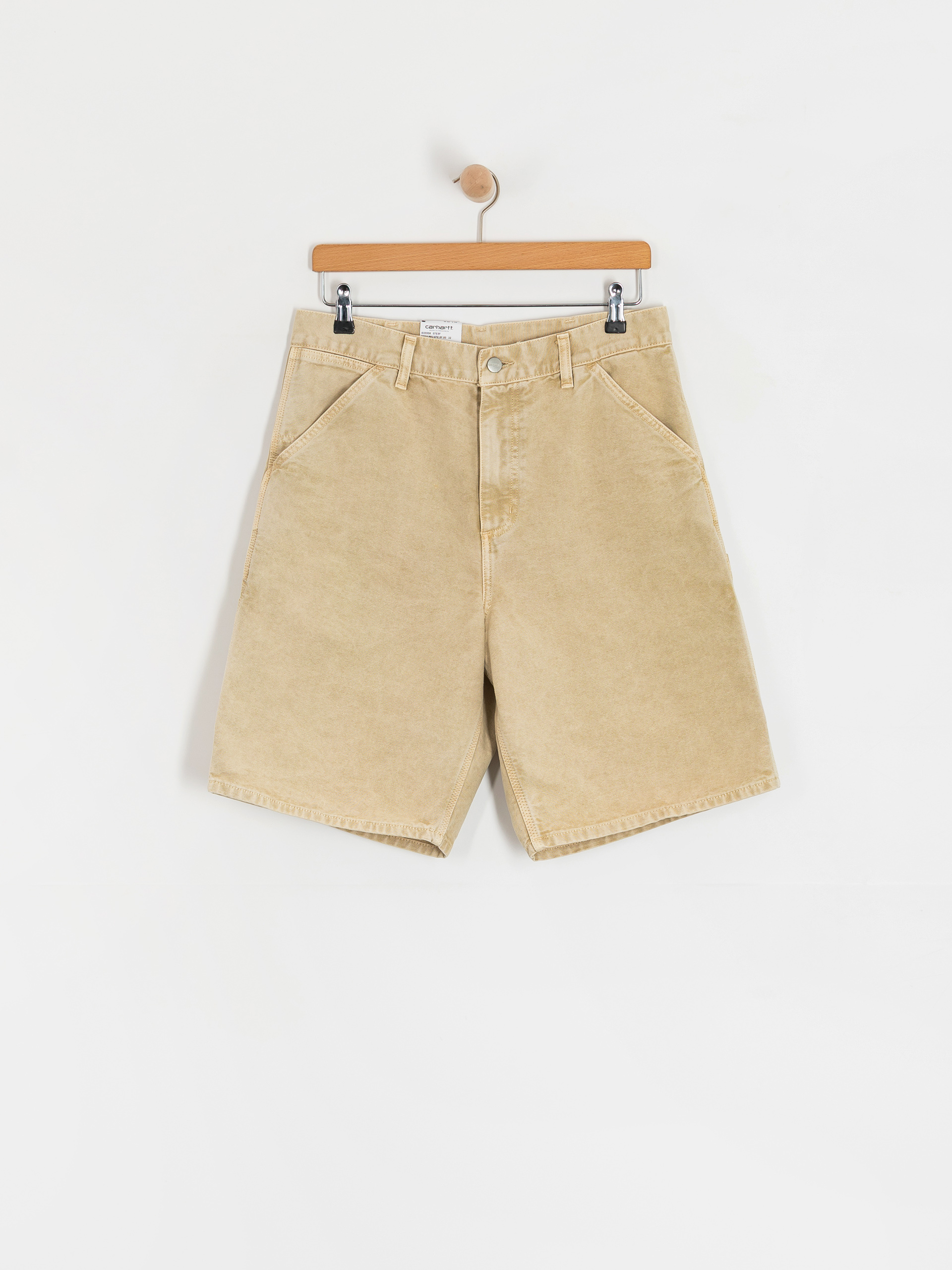 Шорти Carhartt WIP Single Knee (dusty h brown/chalk wash)