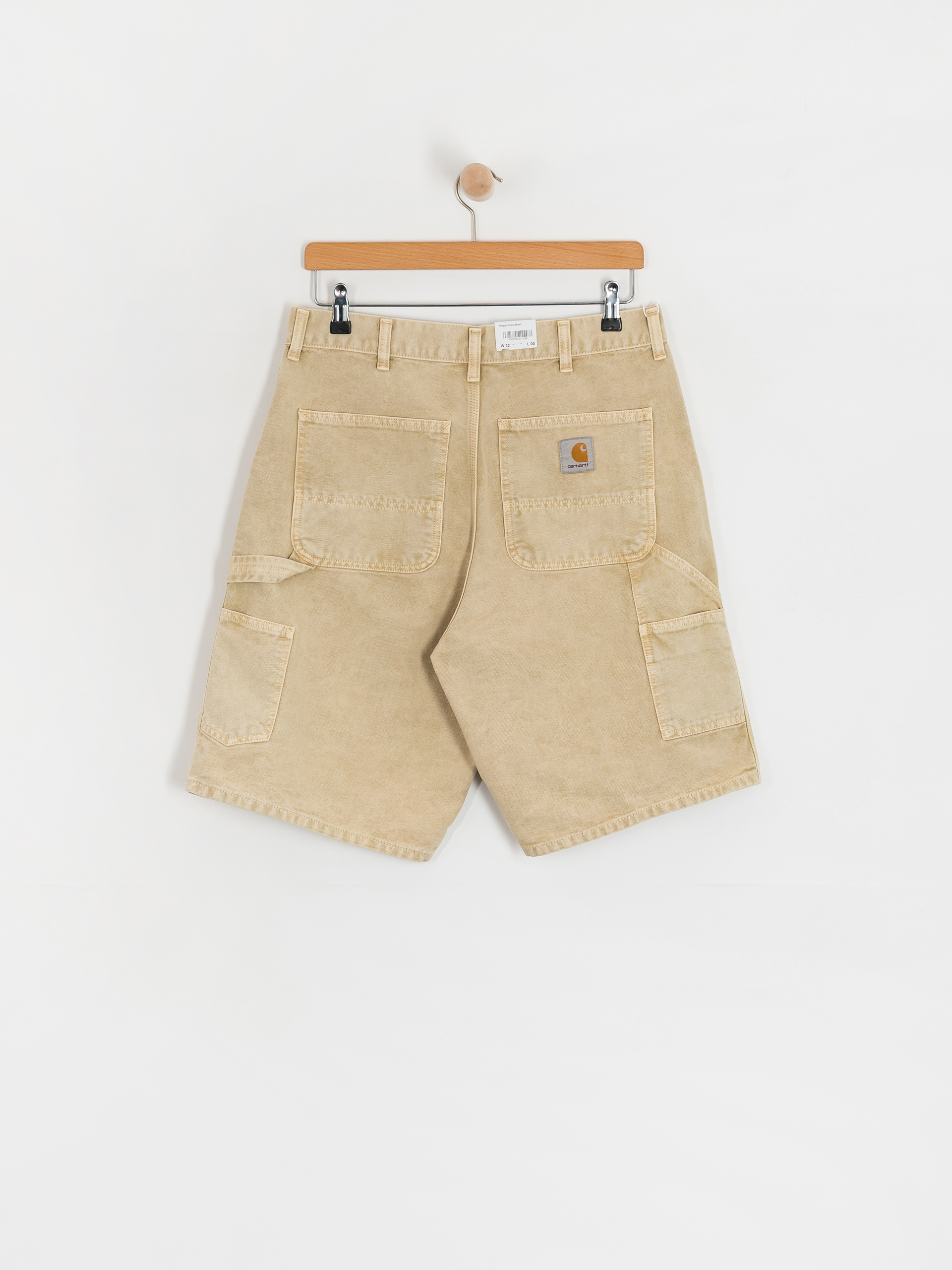 Шорти Carhartt WIP Single Knee (dusty h brown/chalk wash)