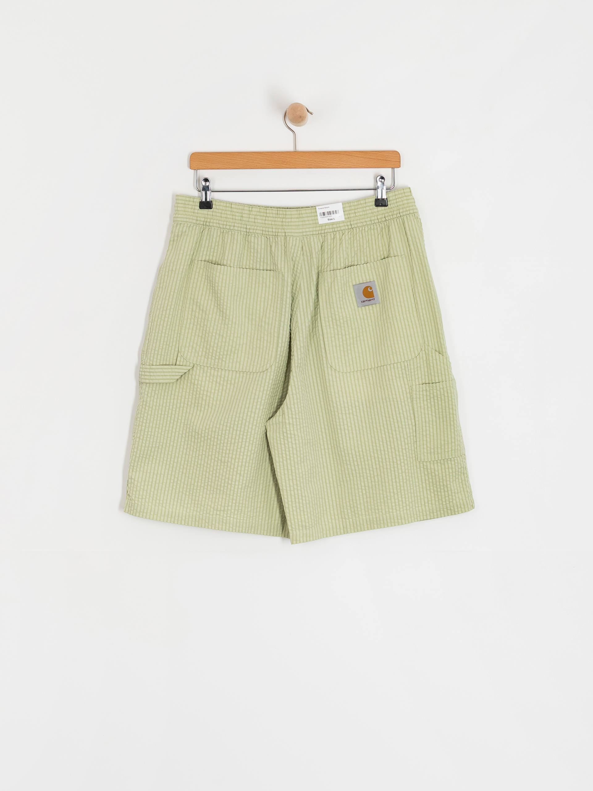 Шорти Carhartt WIP Toland (toland stripe/pale olive)