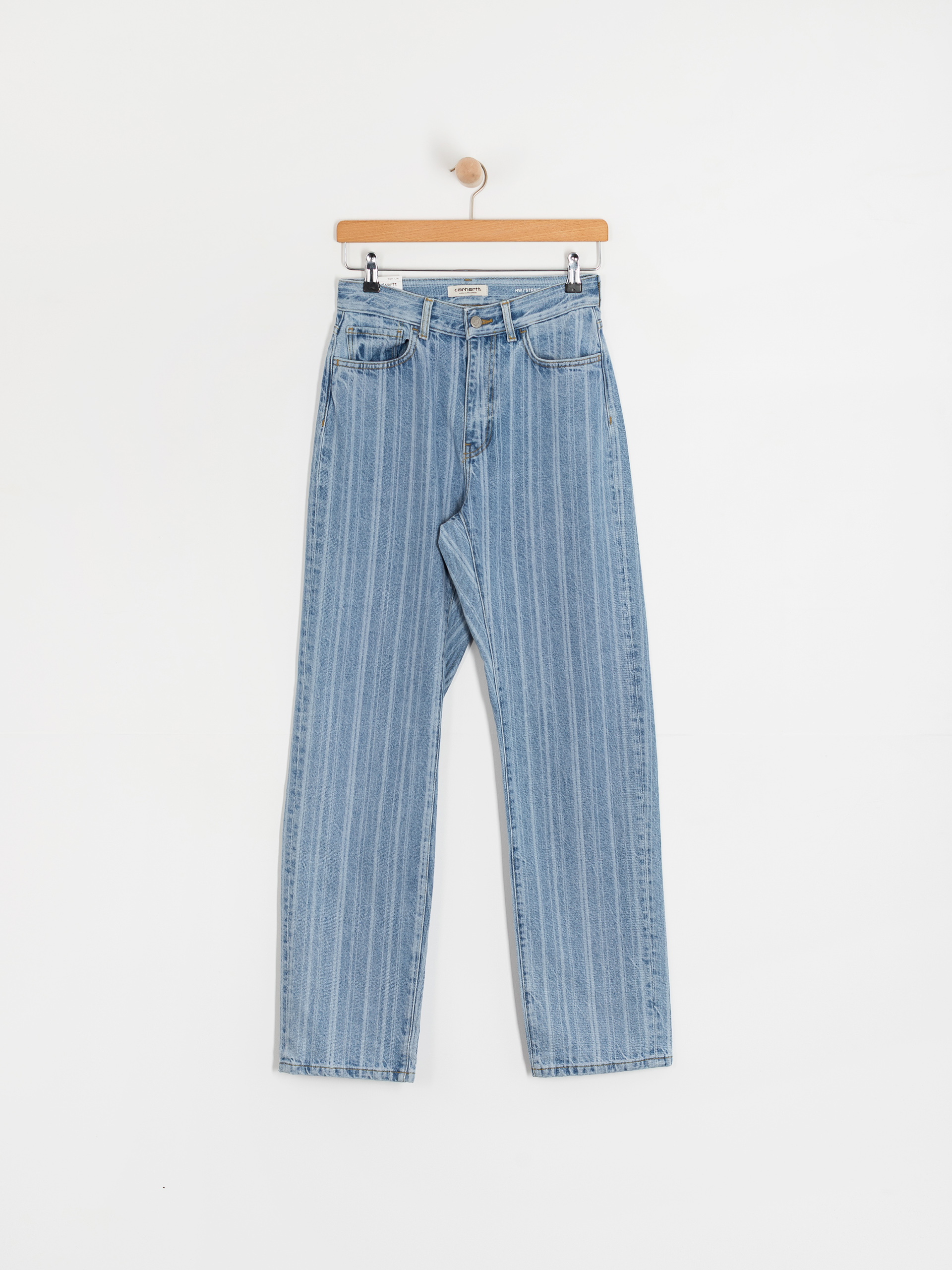 Штани Carhartt WIP Rylan Wmn (rylan stripe/blue/stone bleached)