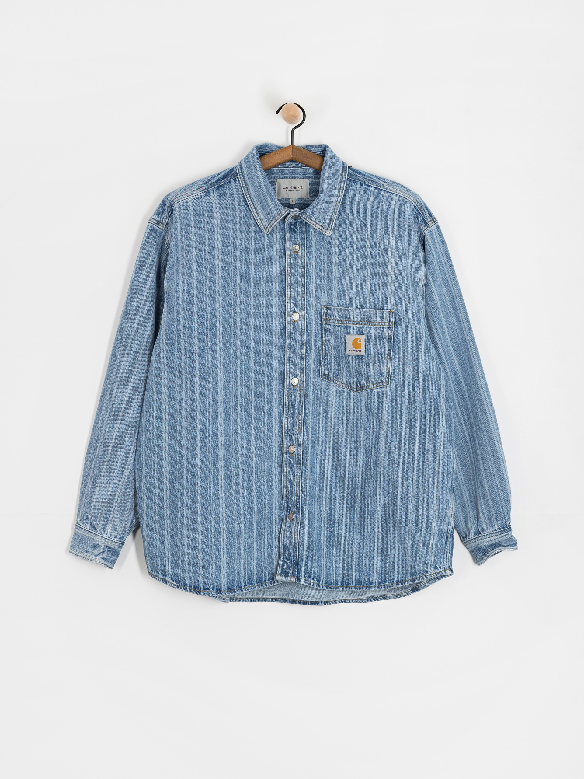 Куртка Carhartt WIP Rylan (rylan stripe/blue/stone bleached)