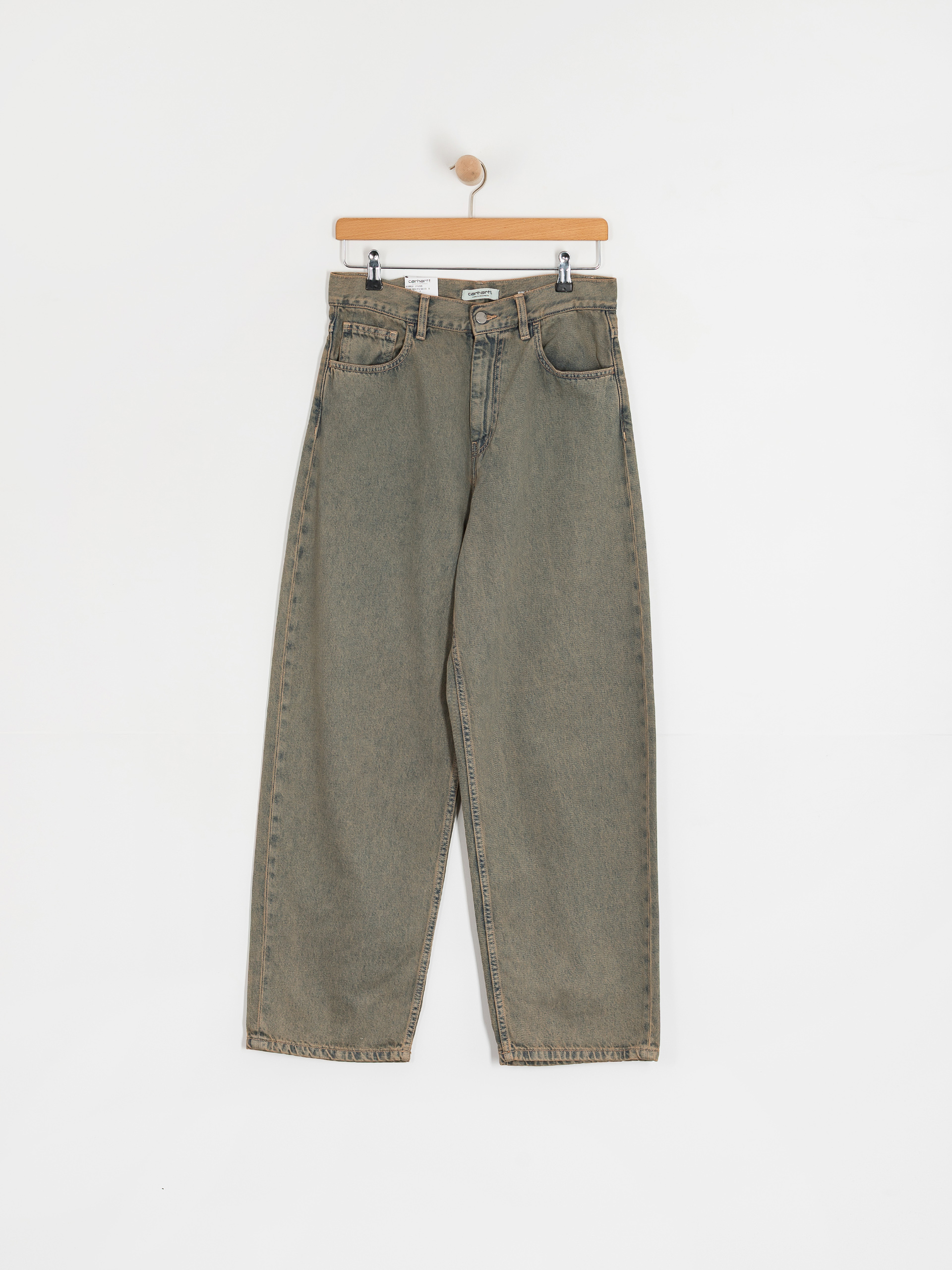 Штани Carhartt WIP Brandon Wmn (blue/leather/garment dyed)