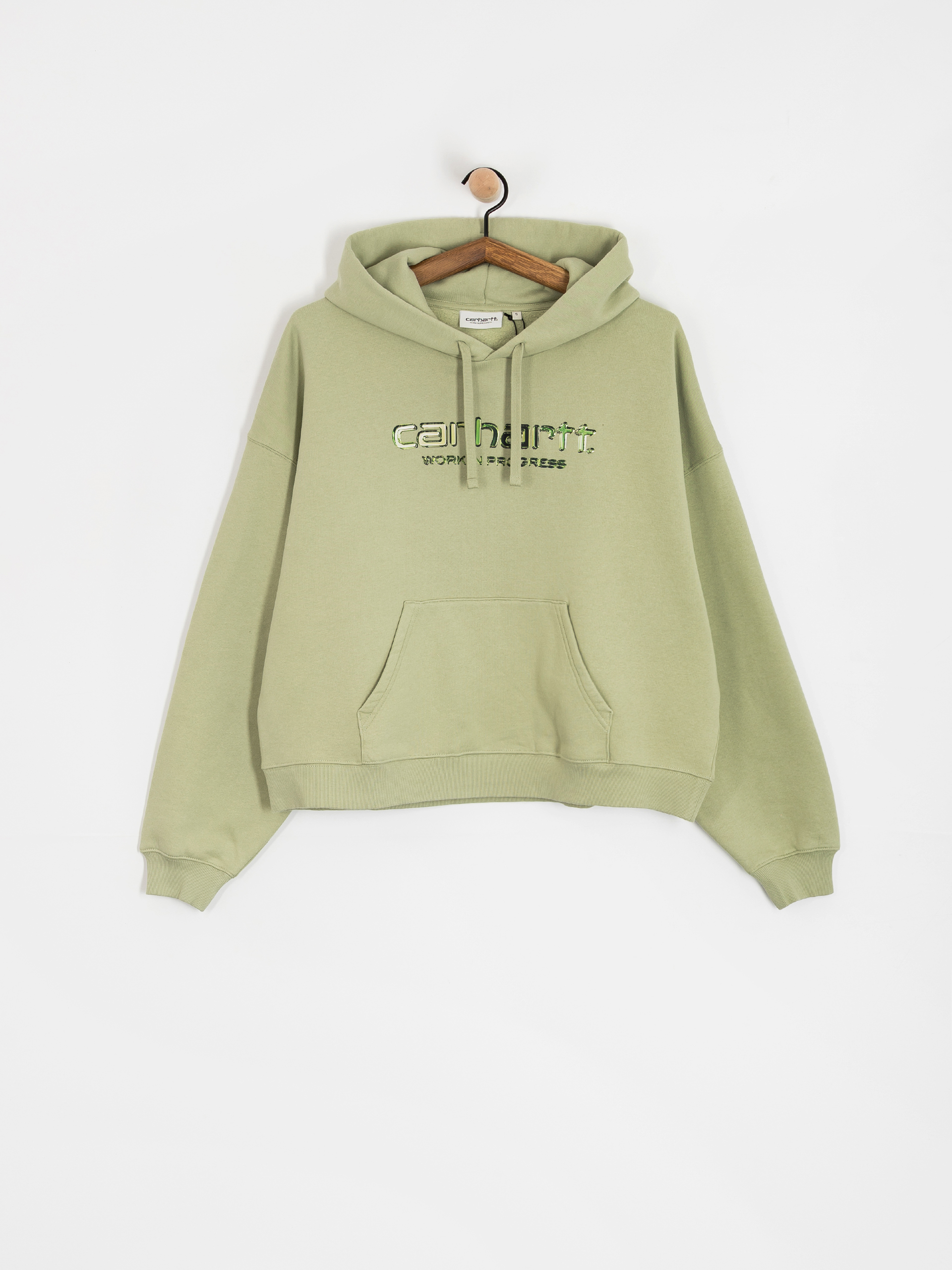 Худі Carhartt WIP Solar Chrome HD Wmn (pale olive)