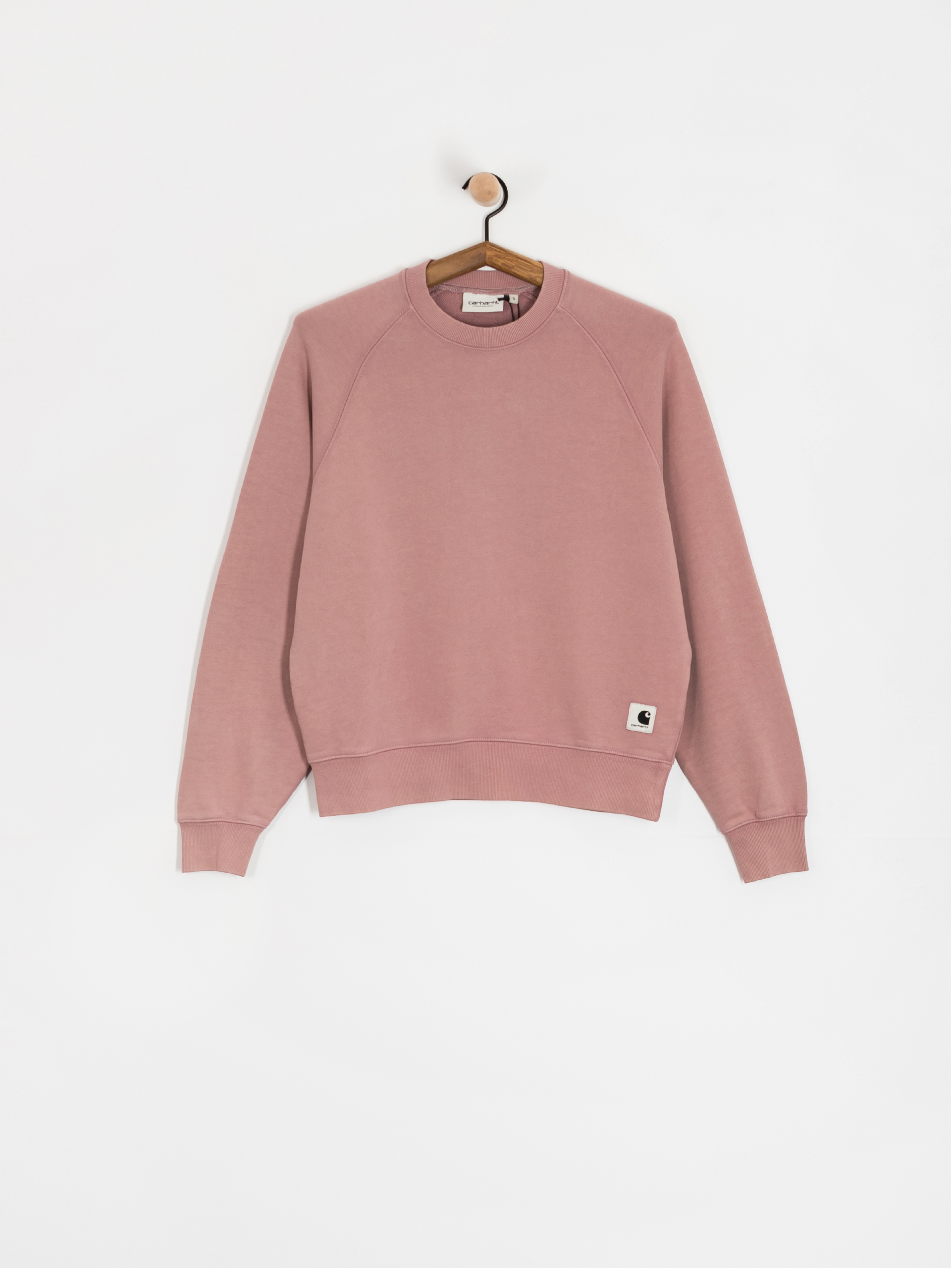 Світшот Carhartt WIP Hudson Wmn (daphne/chalk wash)
