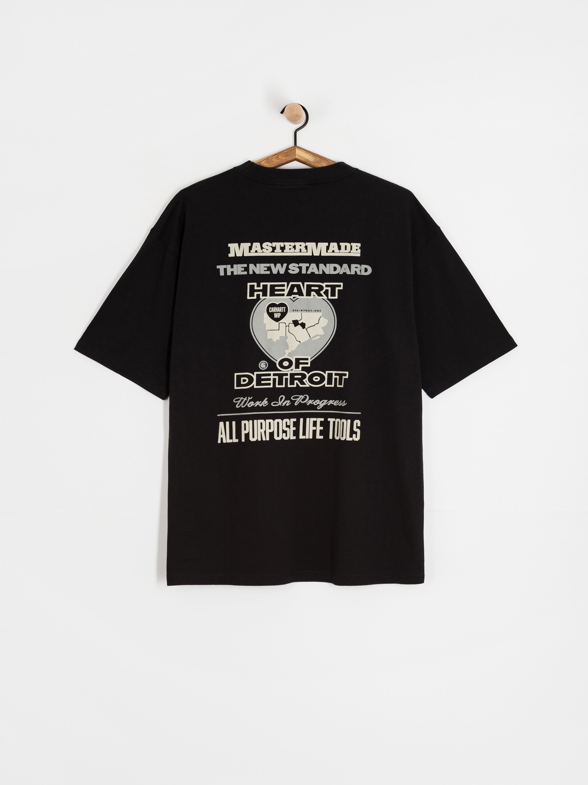 Футболка Carhartt WIP Arcan (black/heavy stone wash)