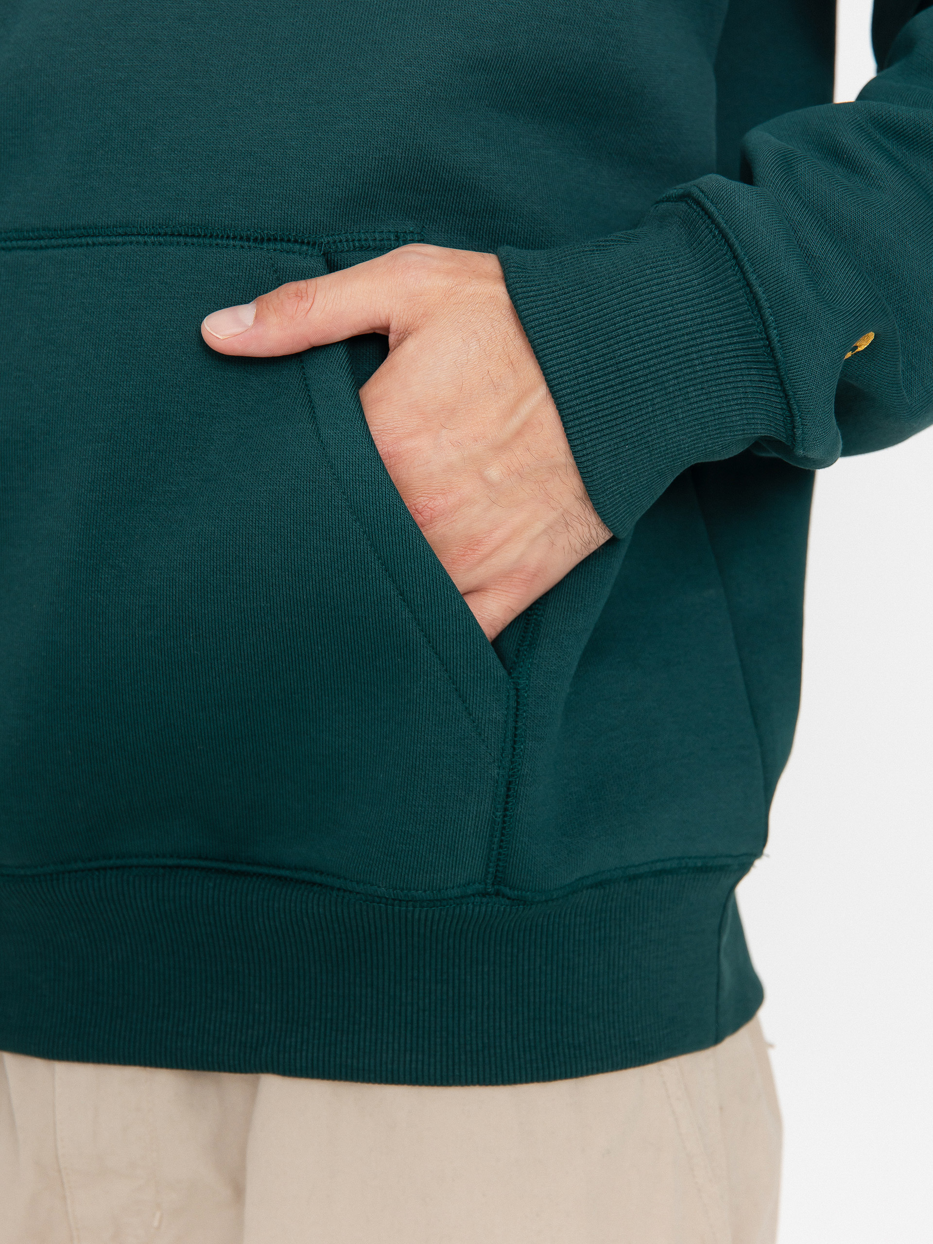 Худі Carhartt WIP Chase HD (dark fir/gold)