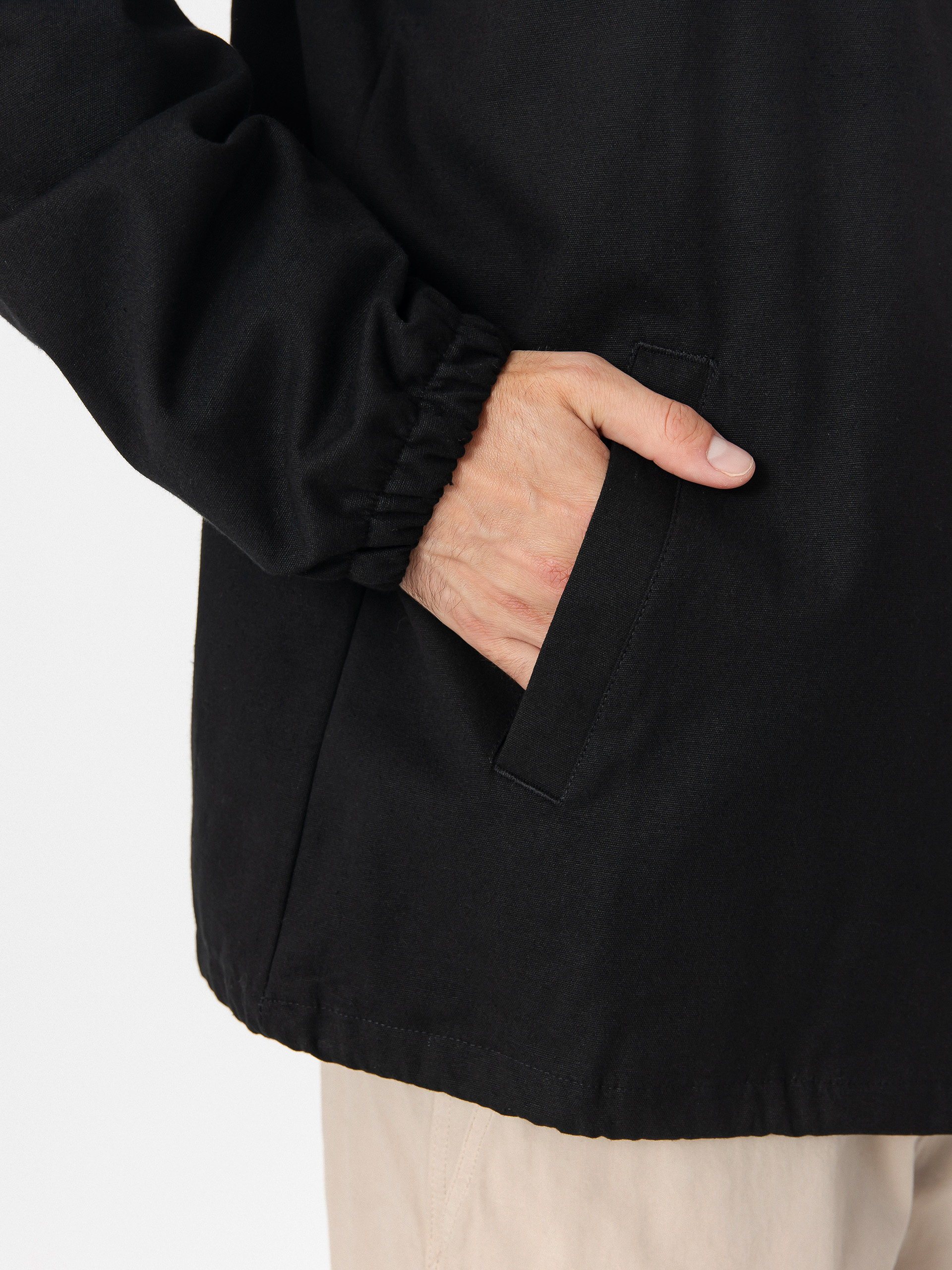 Куртка Krooked Necro Skript (black/white)