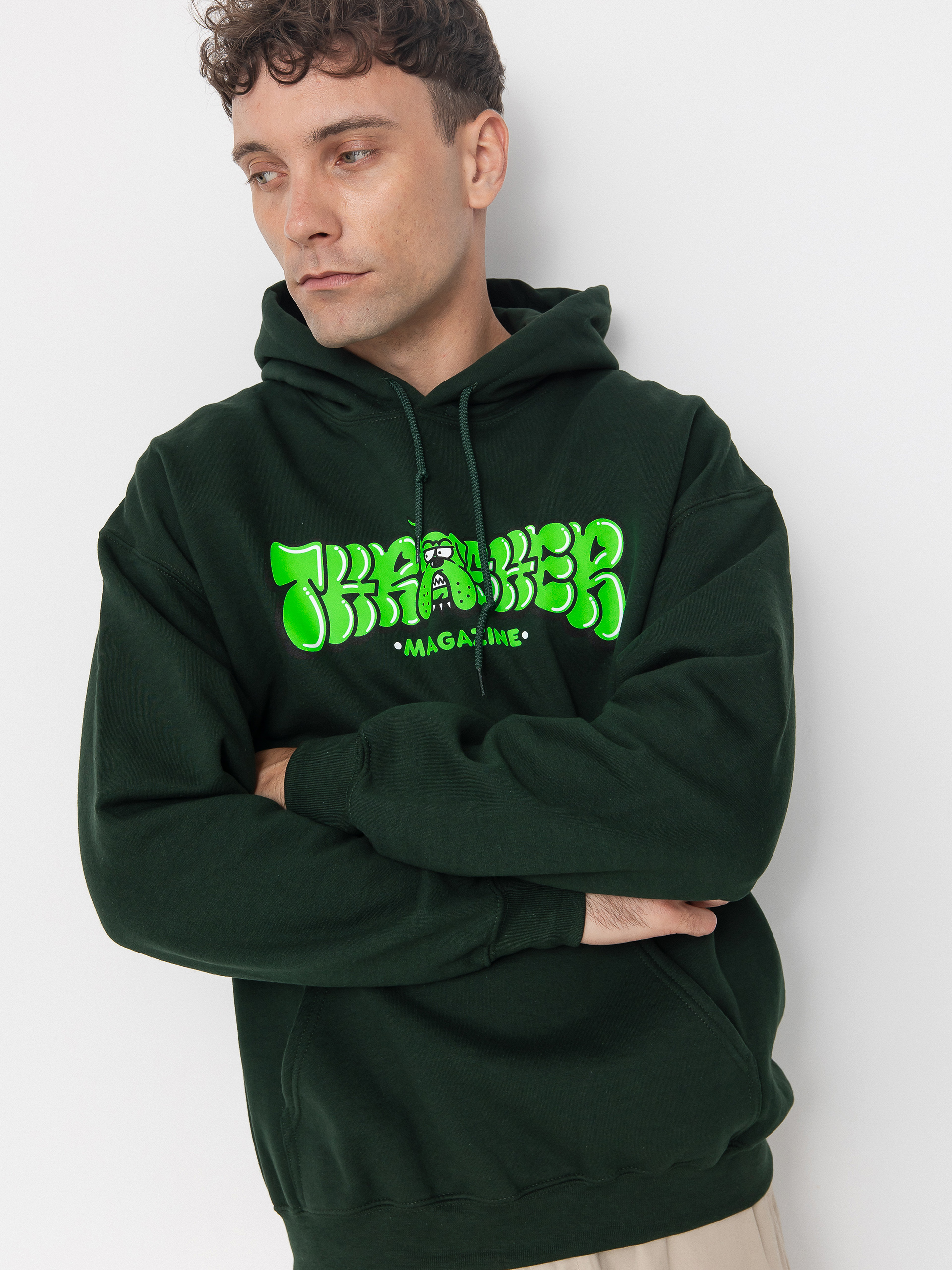 Худі Thrasher Bully HD (forest green)