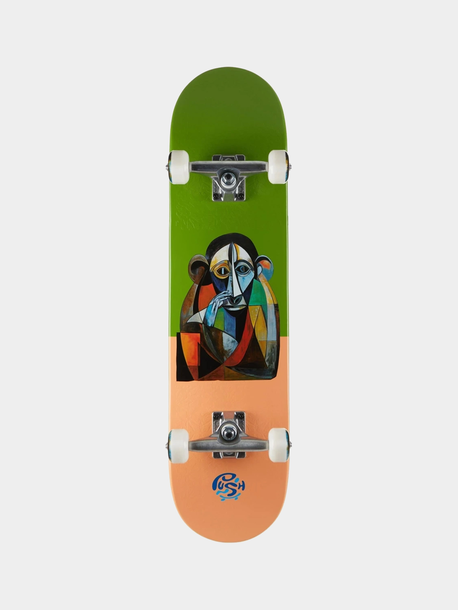 Скейтборд Push Morocco Mlsl (orange/green)