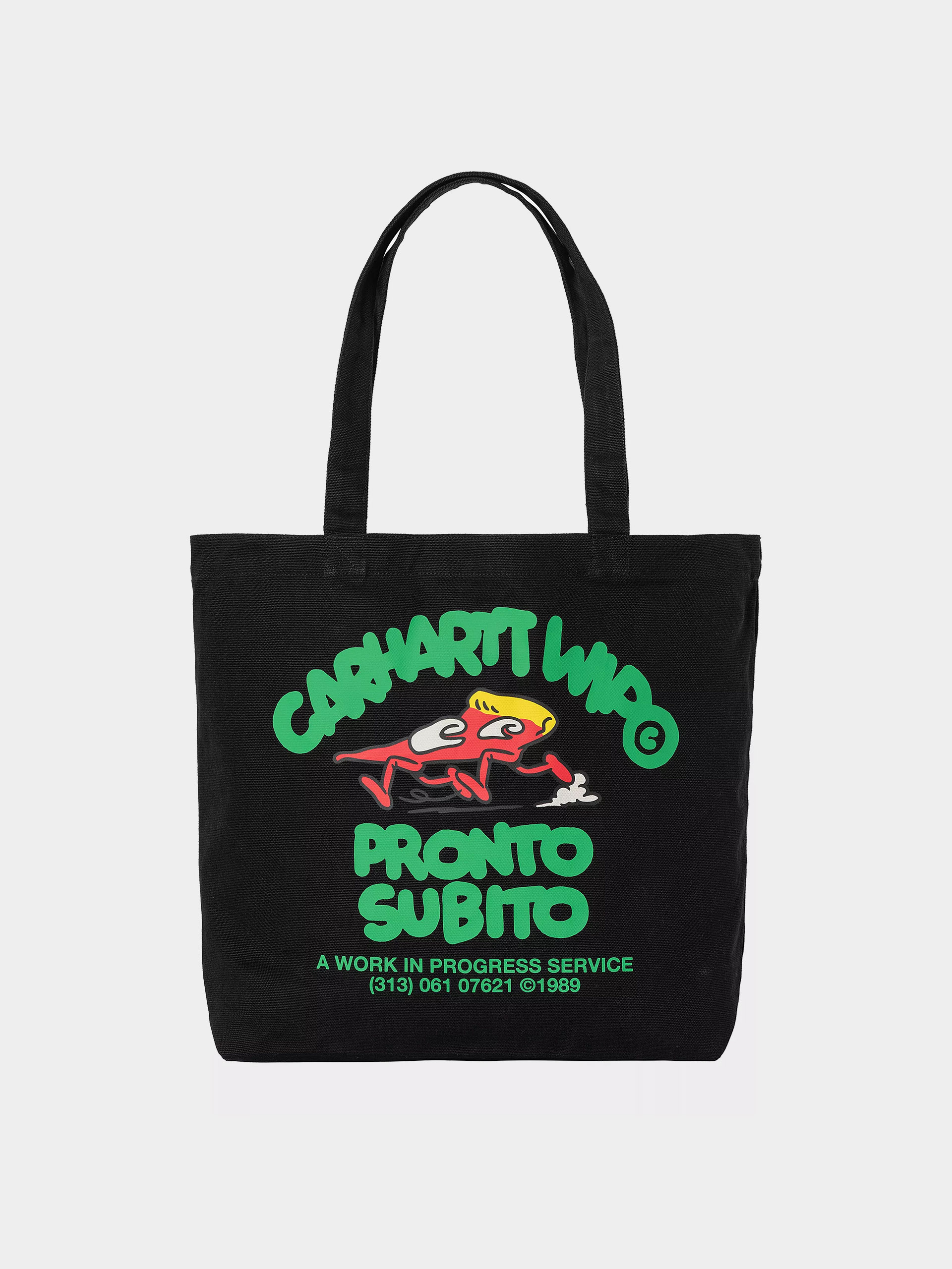 Сумка Carhartt WIP Canvas Graphic Tote (pronto print/black)
