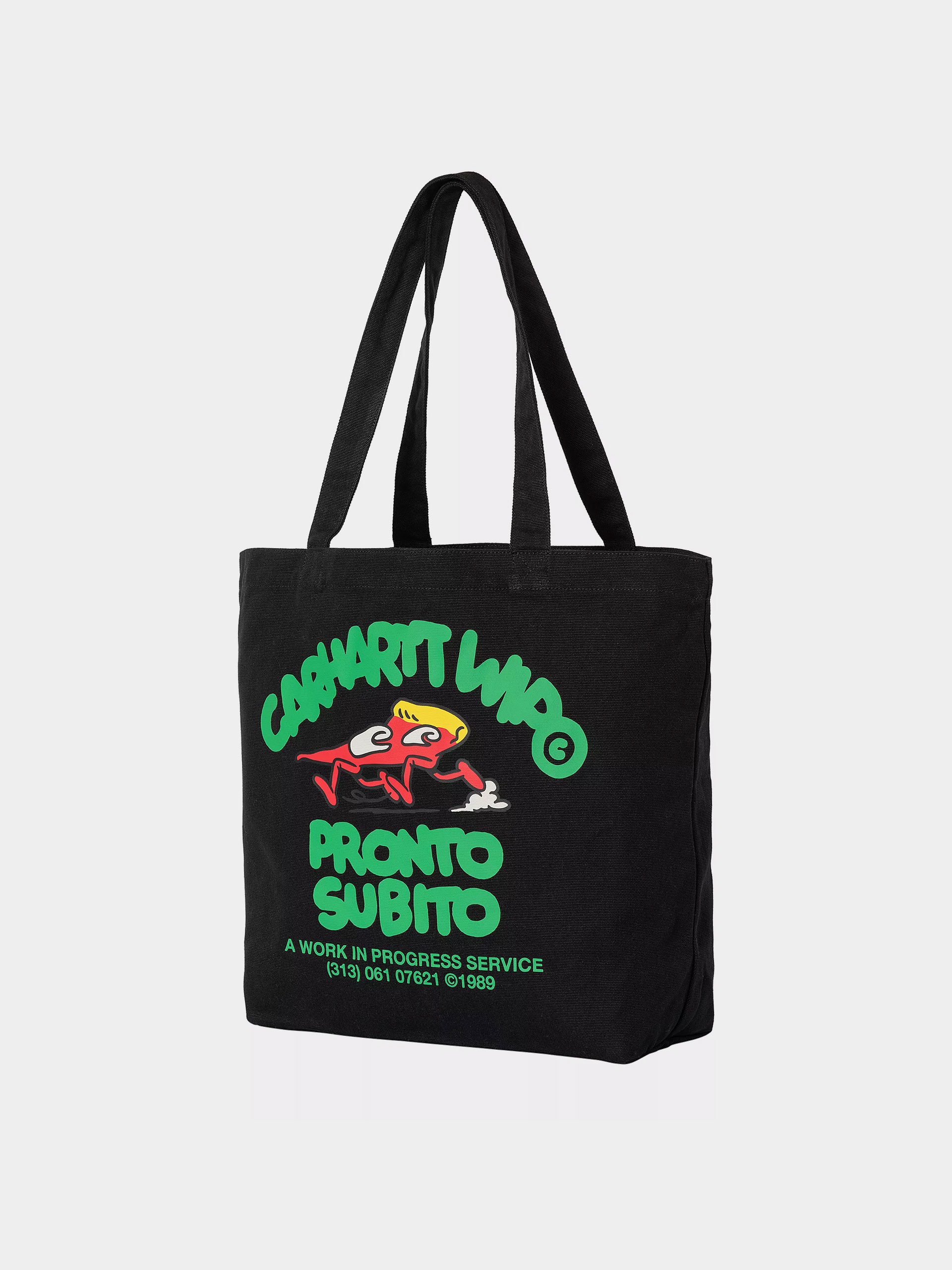 Сумка Carhartt WIP Canvas Graphic Tote (pronto print/black)