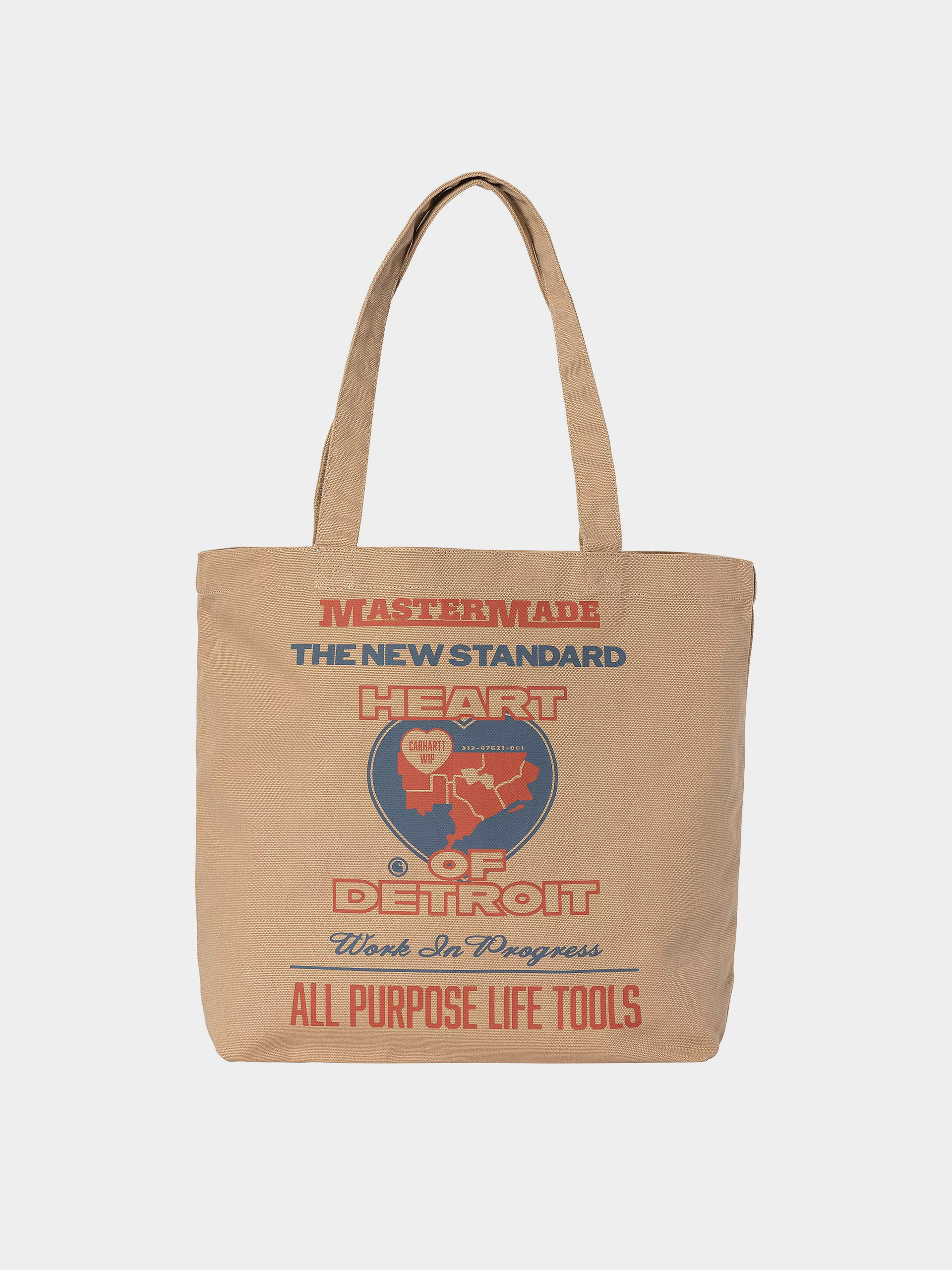 u0421u0443u043cu043au0430 Carhartt WIP Canvas Graphic Tote (arcan print/dusty h brown)