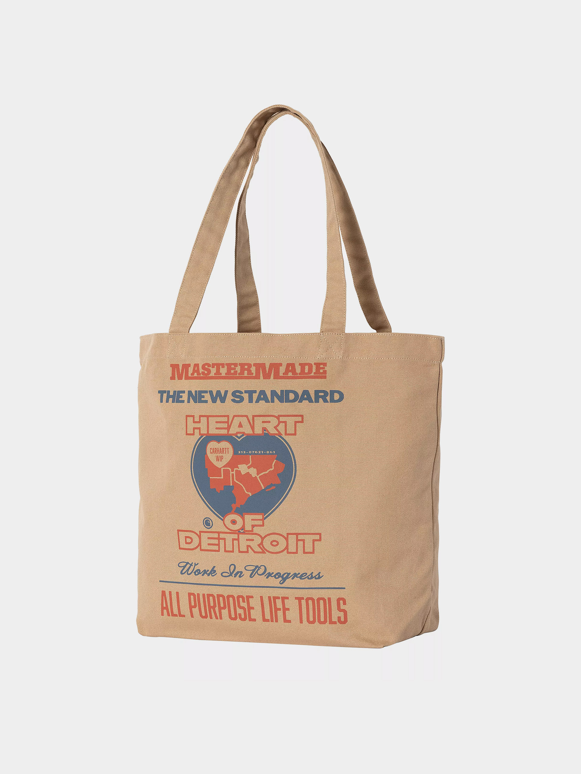 Сумка Carhartt WIP Canvas Graphic Tote (arcan print/dusty h brown)