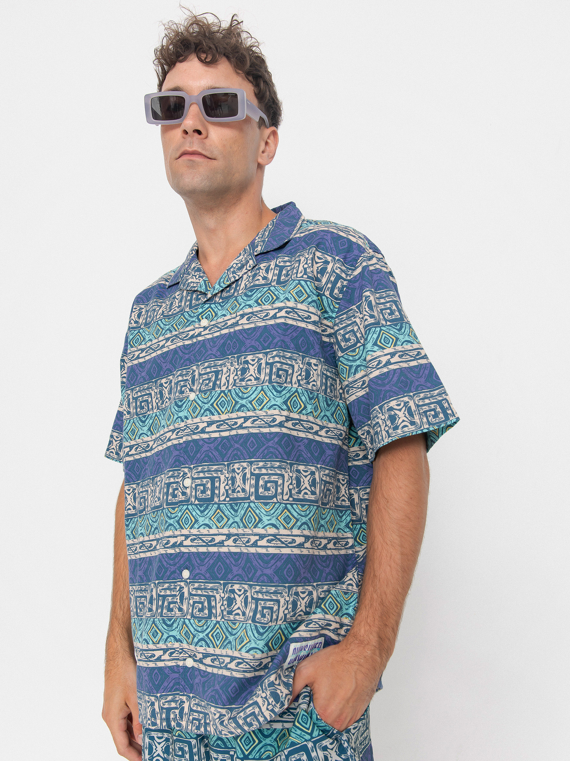 Сорочка Quiksilver Global Heat (aqua sky global heat)