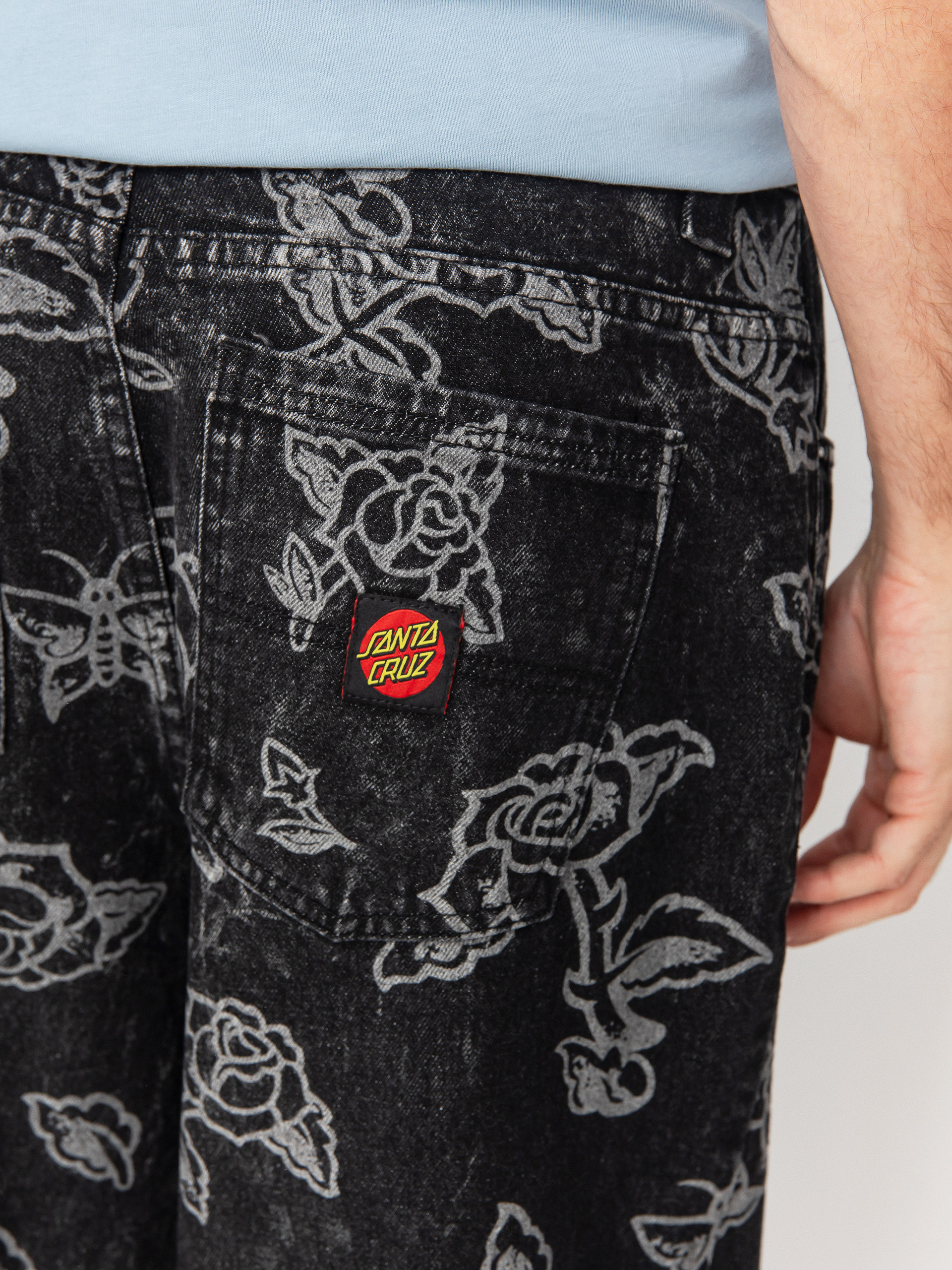 Штани Santa Cruz Big (mono flash roses)