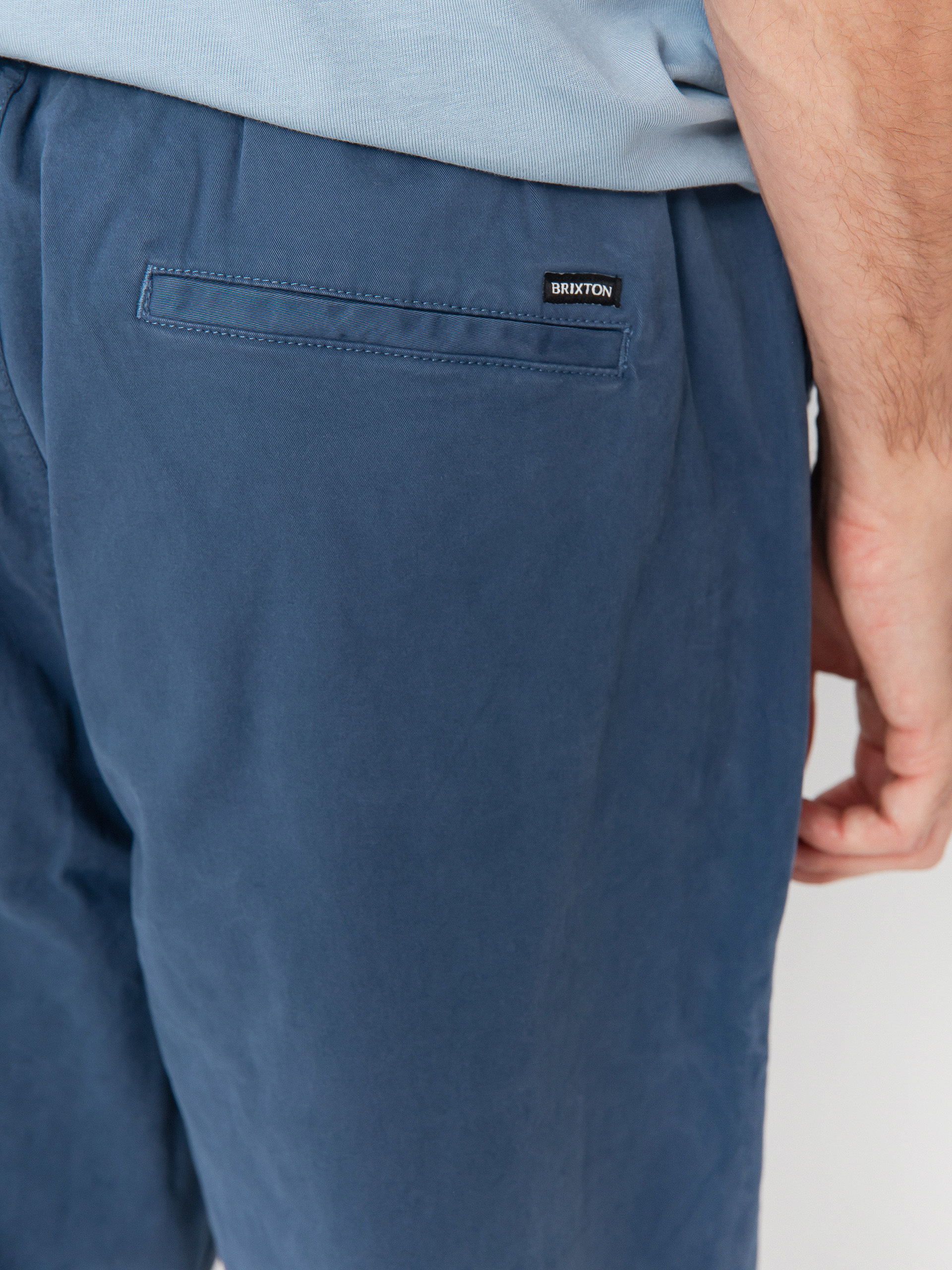 Штани Brixton Broadway Vw Ewaist Rlx (washed denim blue)