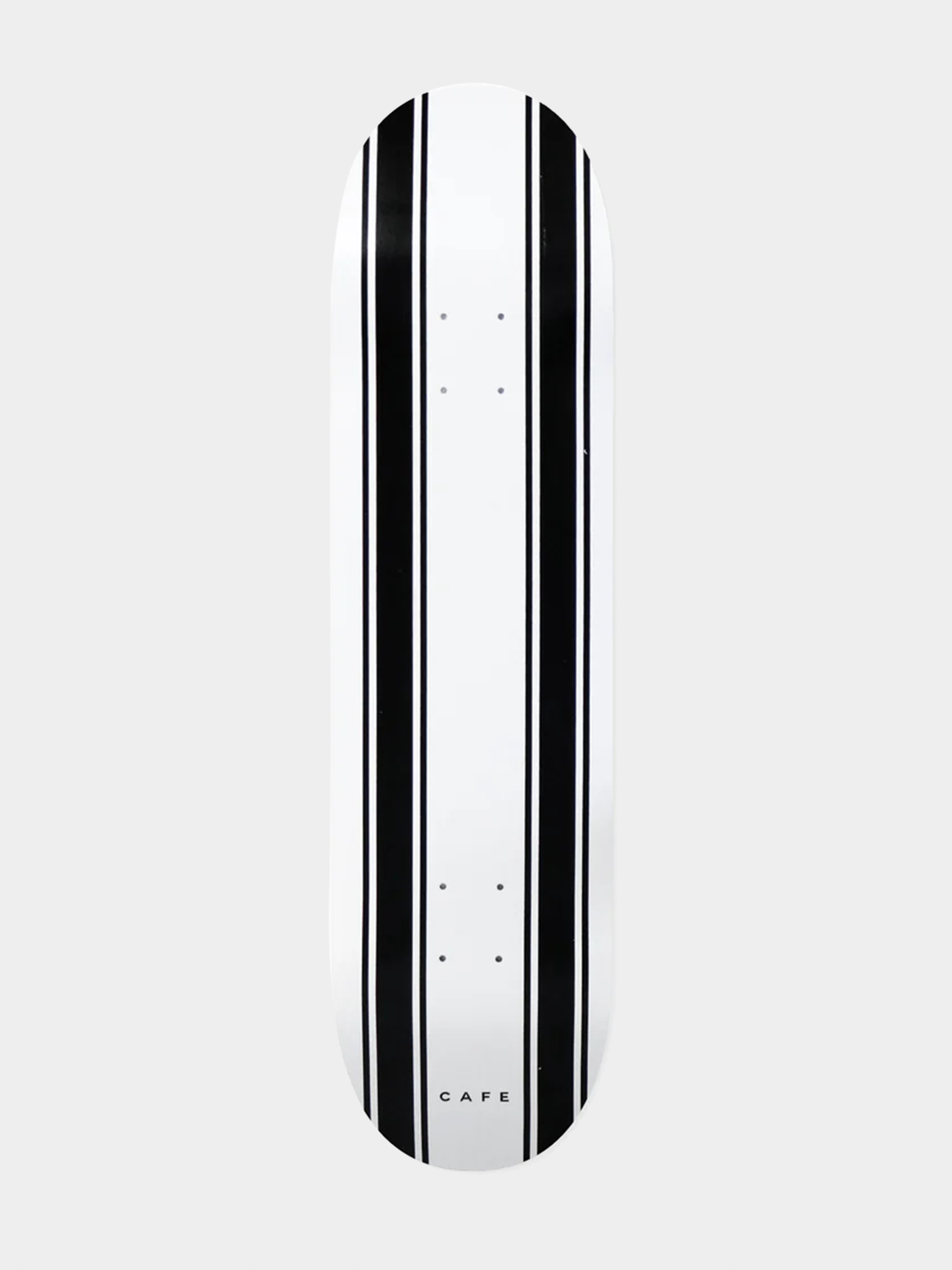 Декa Skateboard Cafe Stripe (white/black)