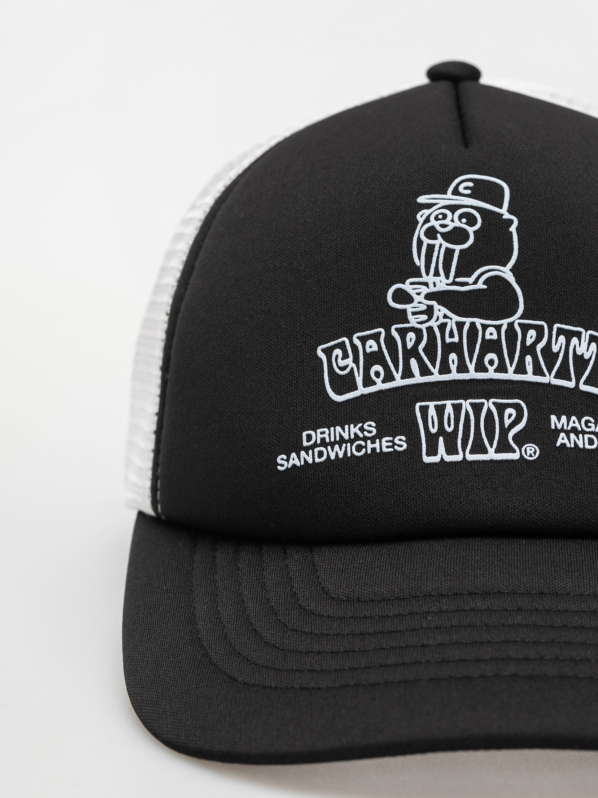 Кепка Carhartt WIP Sandwich Trucker (black)