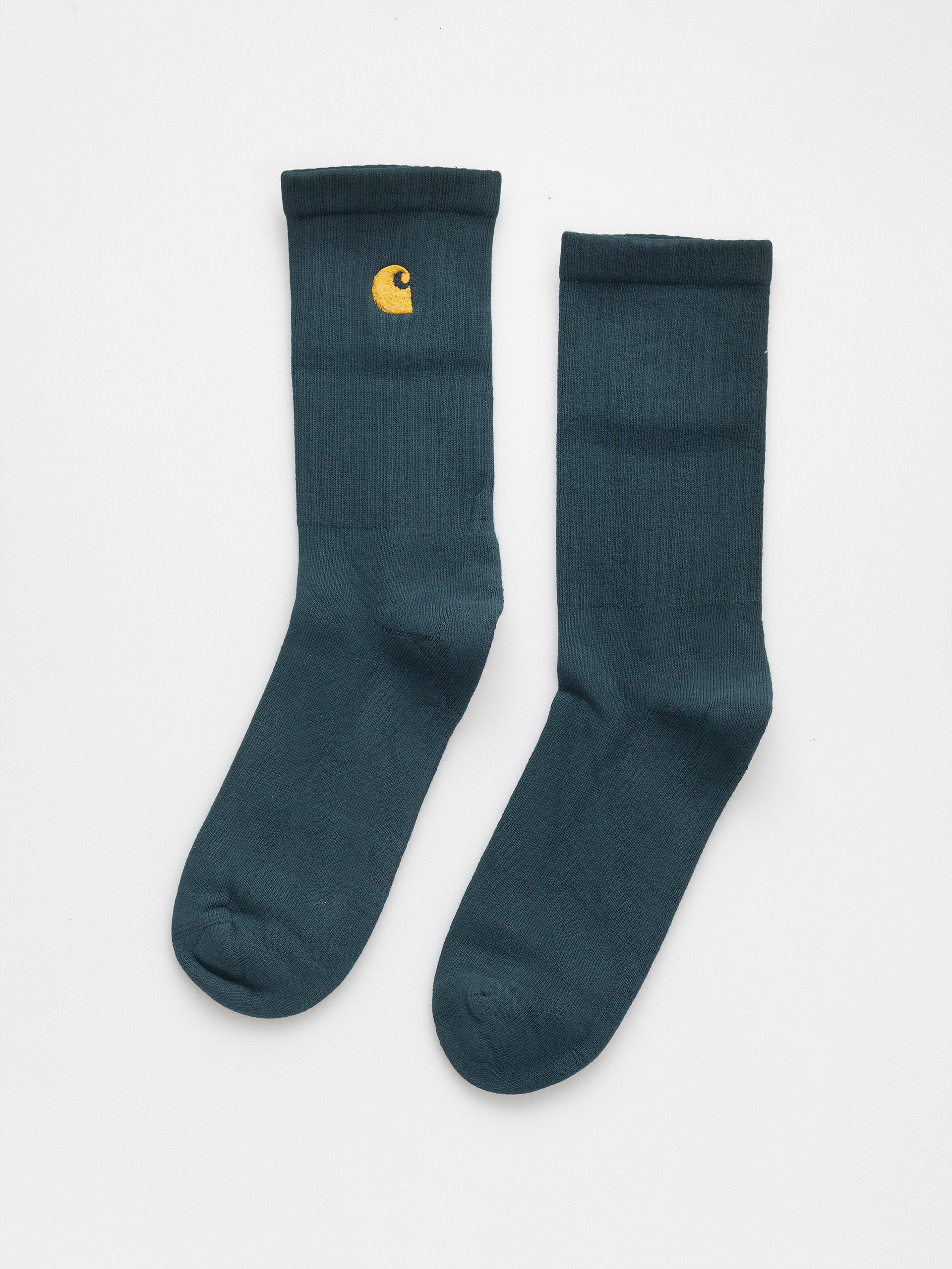  Шкарпетки Carhartt WIP Chase (deep lagoon/gold)