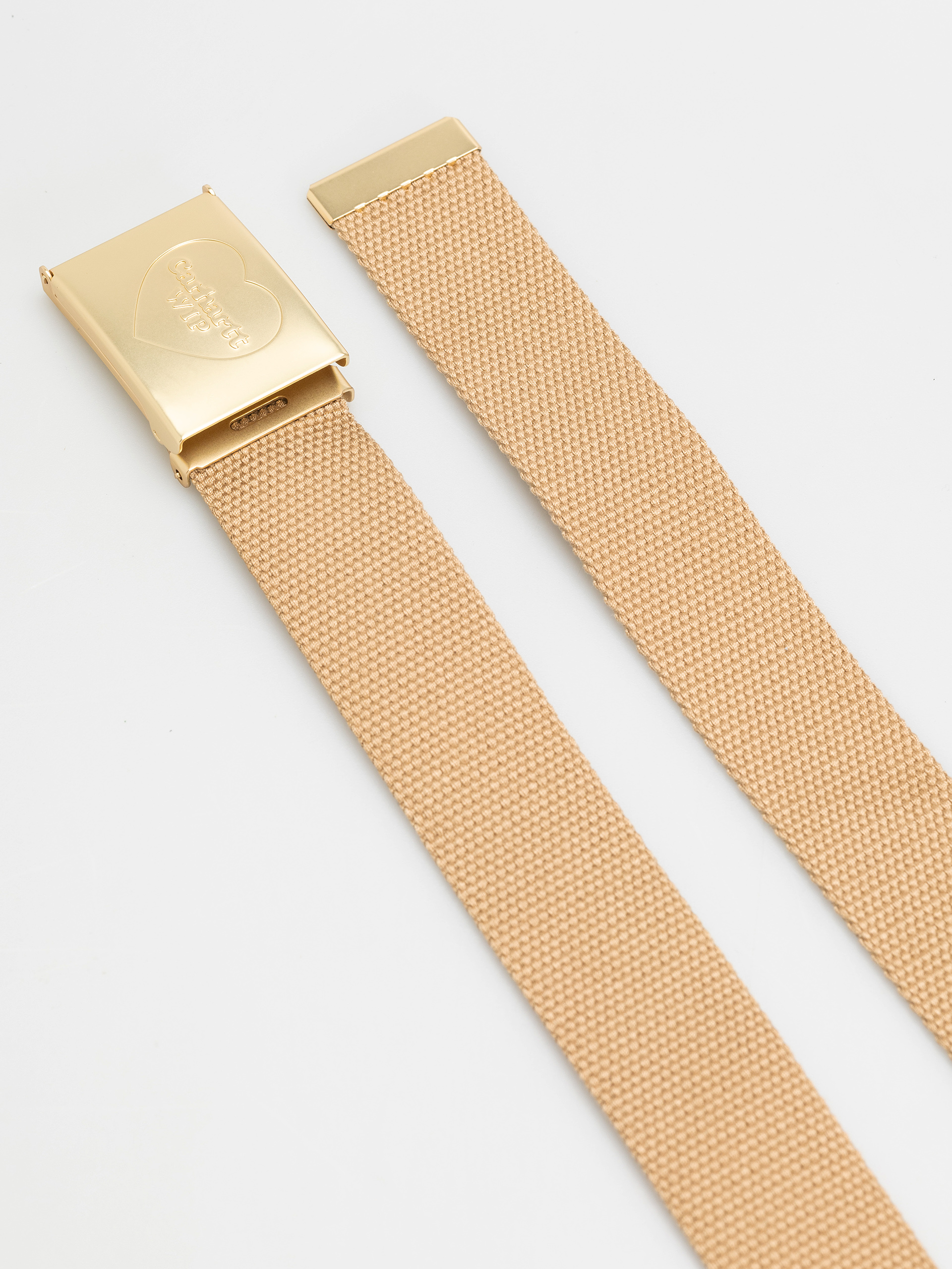 Ремінь Carhartt WIP Heart Clip (dusty h brown/gold)