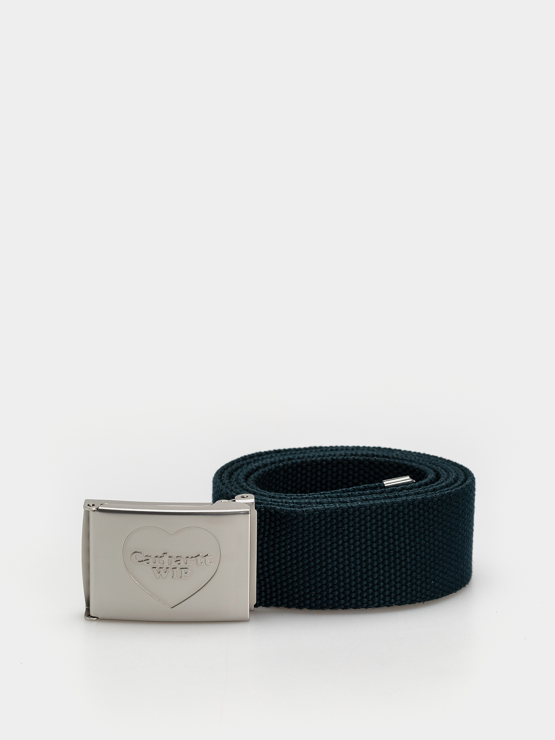 Ремінь Carhartt WIP Heart Clip (deep lagoon/silver)