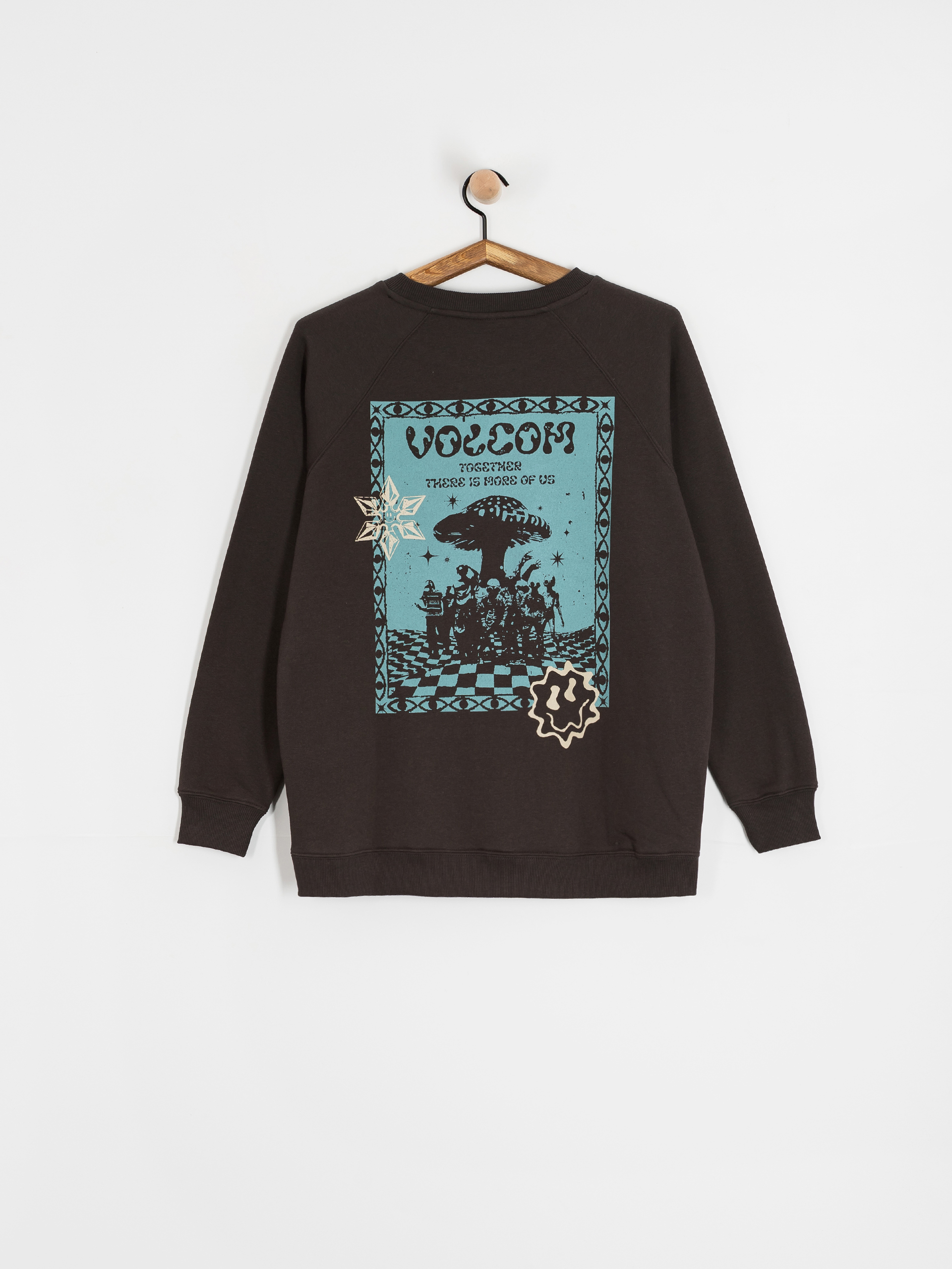 Світшот Volcom Fa F Rygalski Bf Crew Wmn (vintage black)