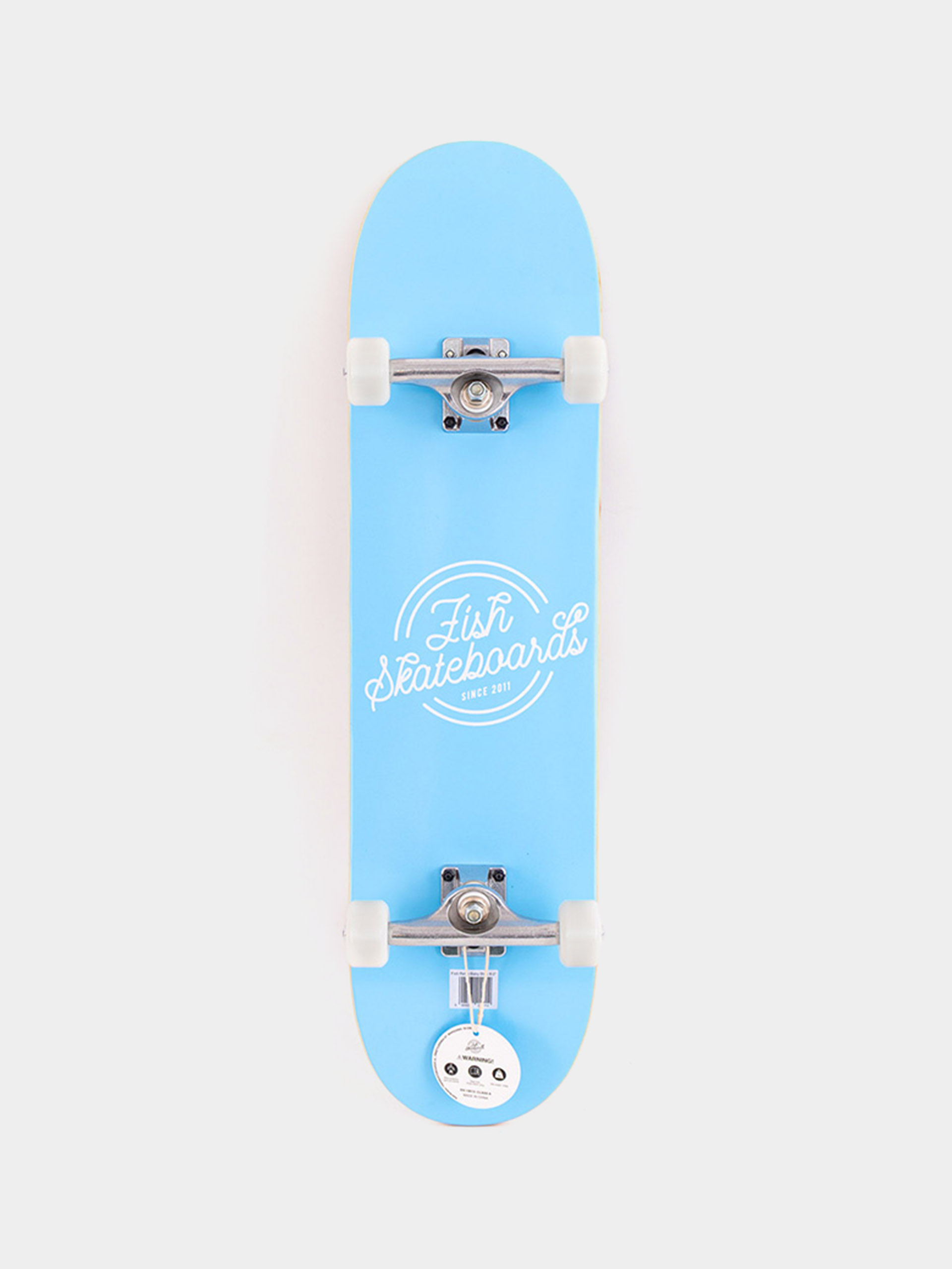Скейтборд Fish Skateboards Pro Retro Blue 