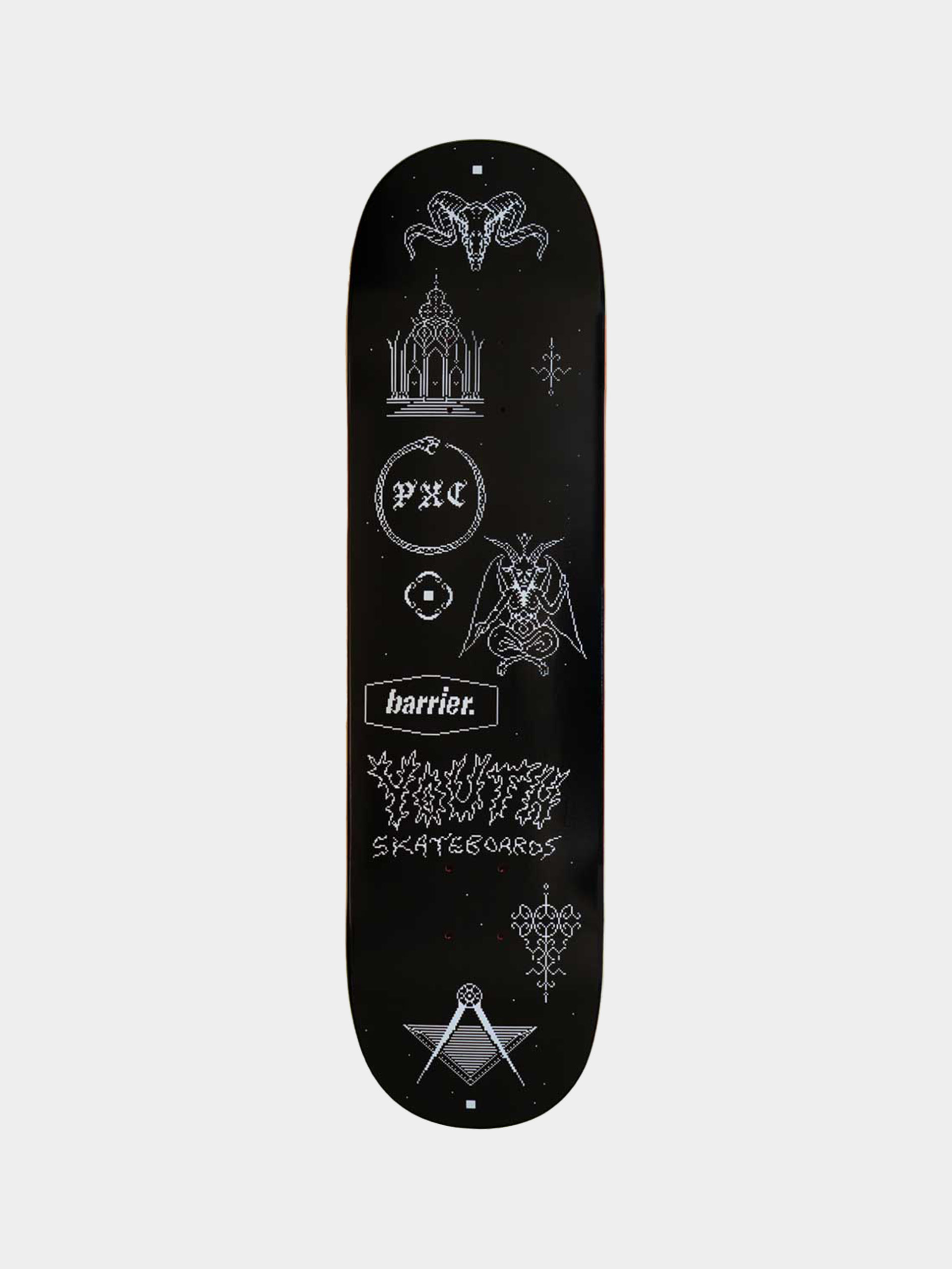Декa Youth Skateboards Pxc X Barrier Square (black)