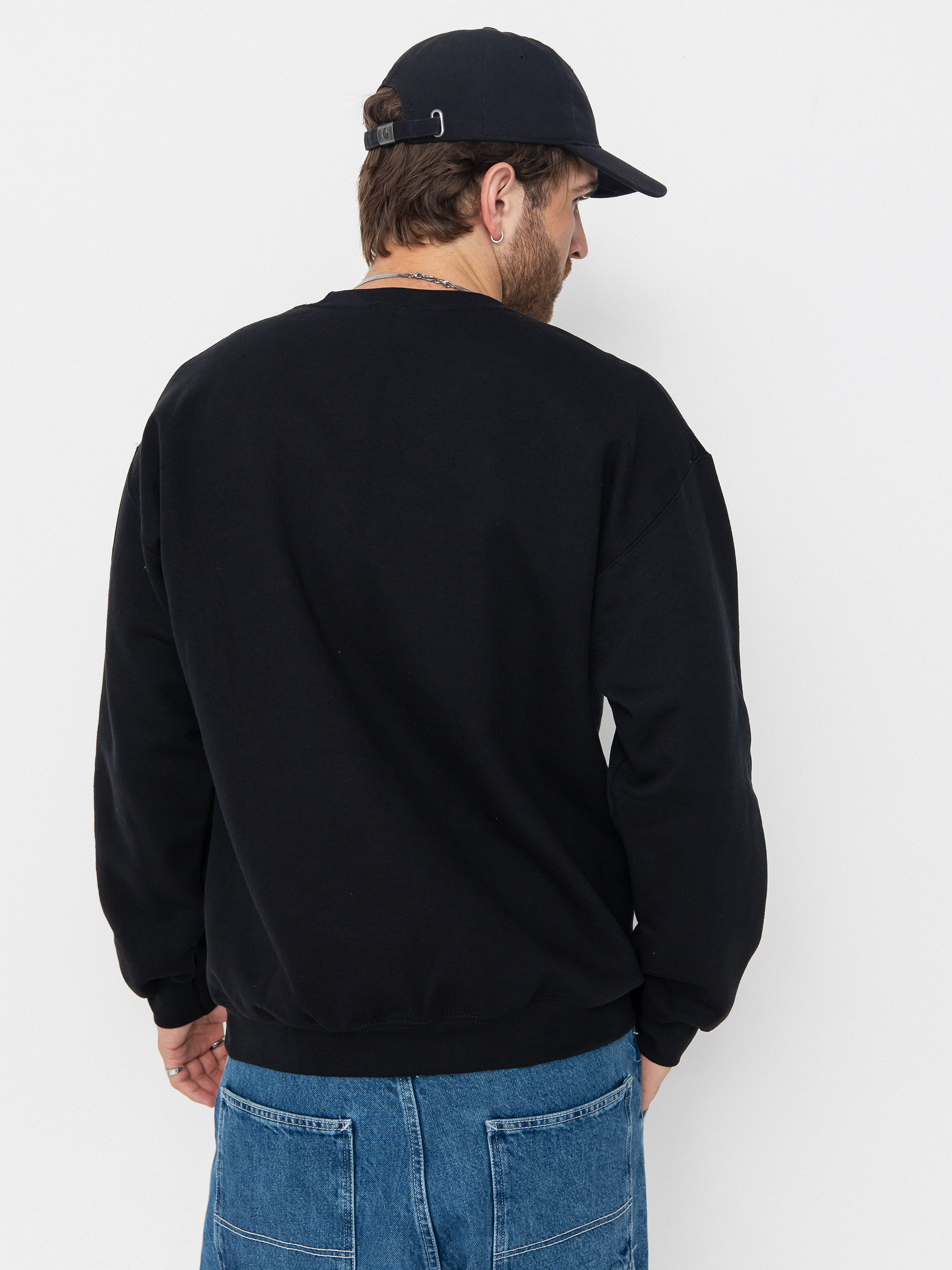 Світшот Thrasher Who Cares By Neckface (black)