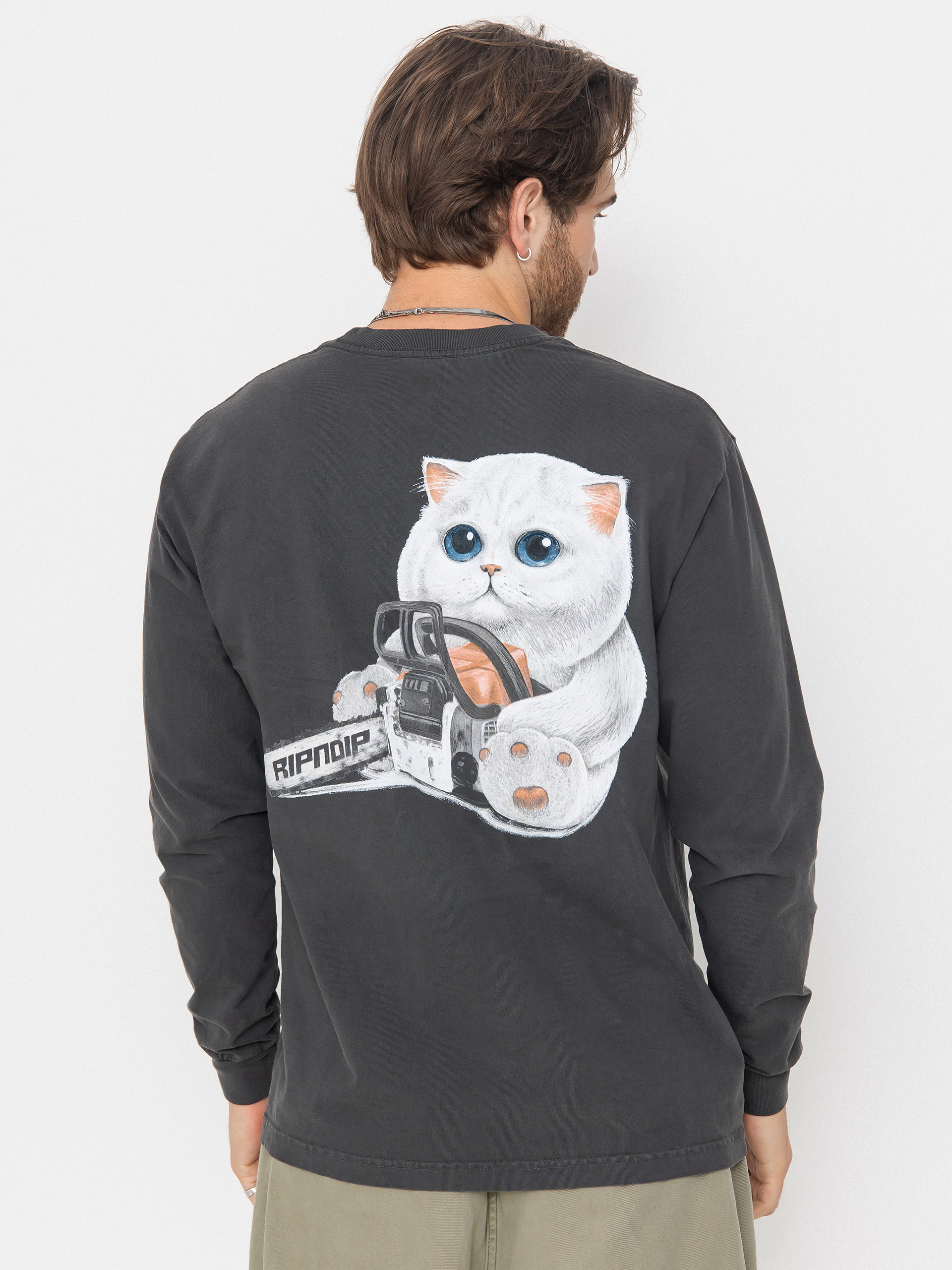 Лонгслів RipNDip Find Out (charcoal)