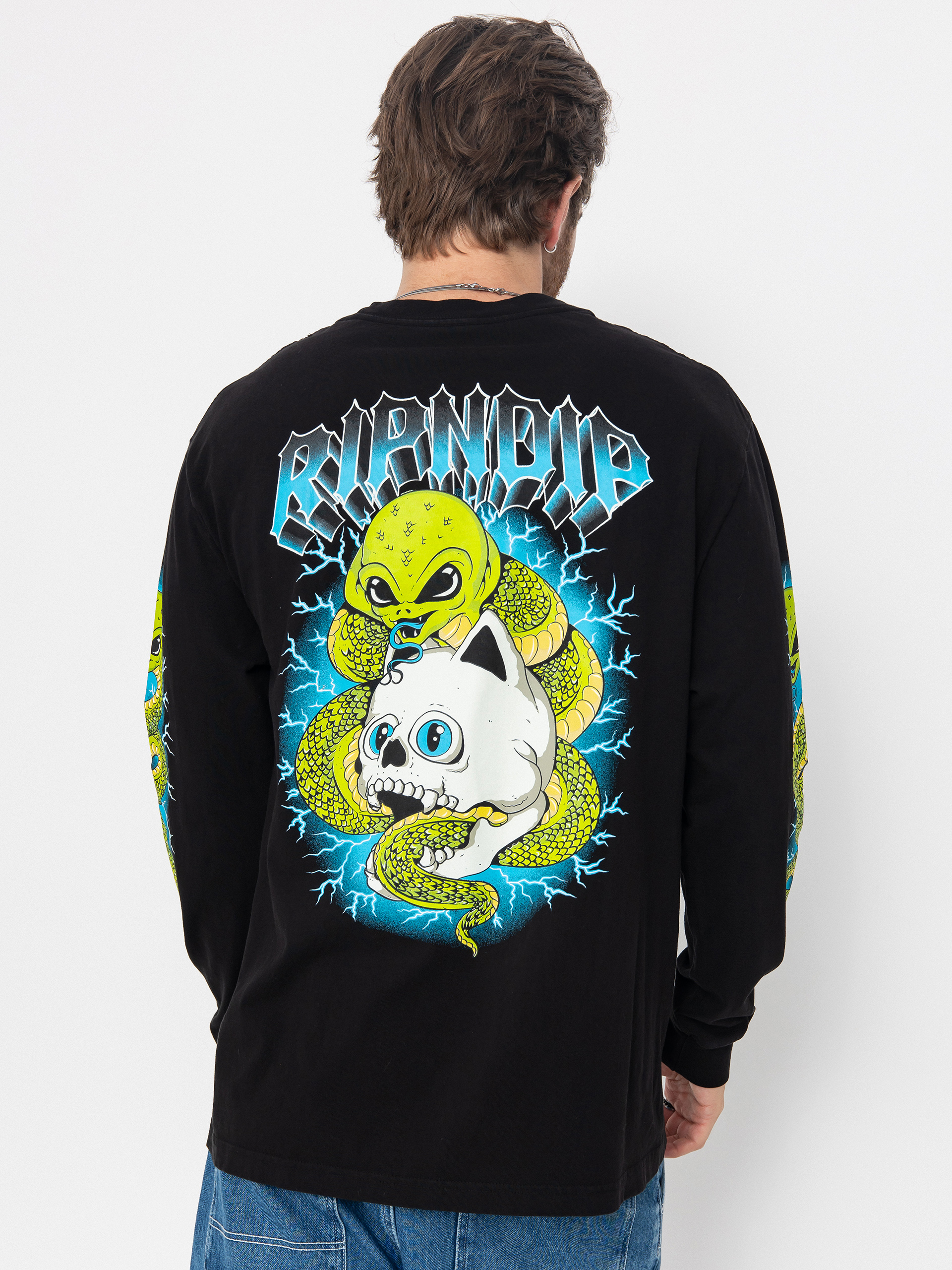 Лонгслів RipNDip Skull And Bones (black)